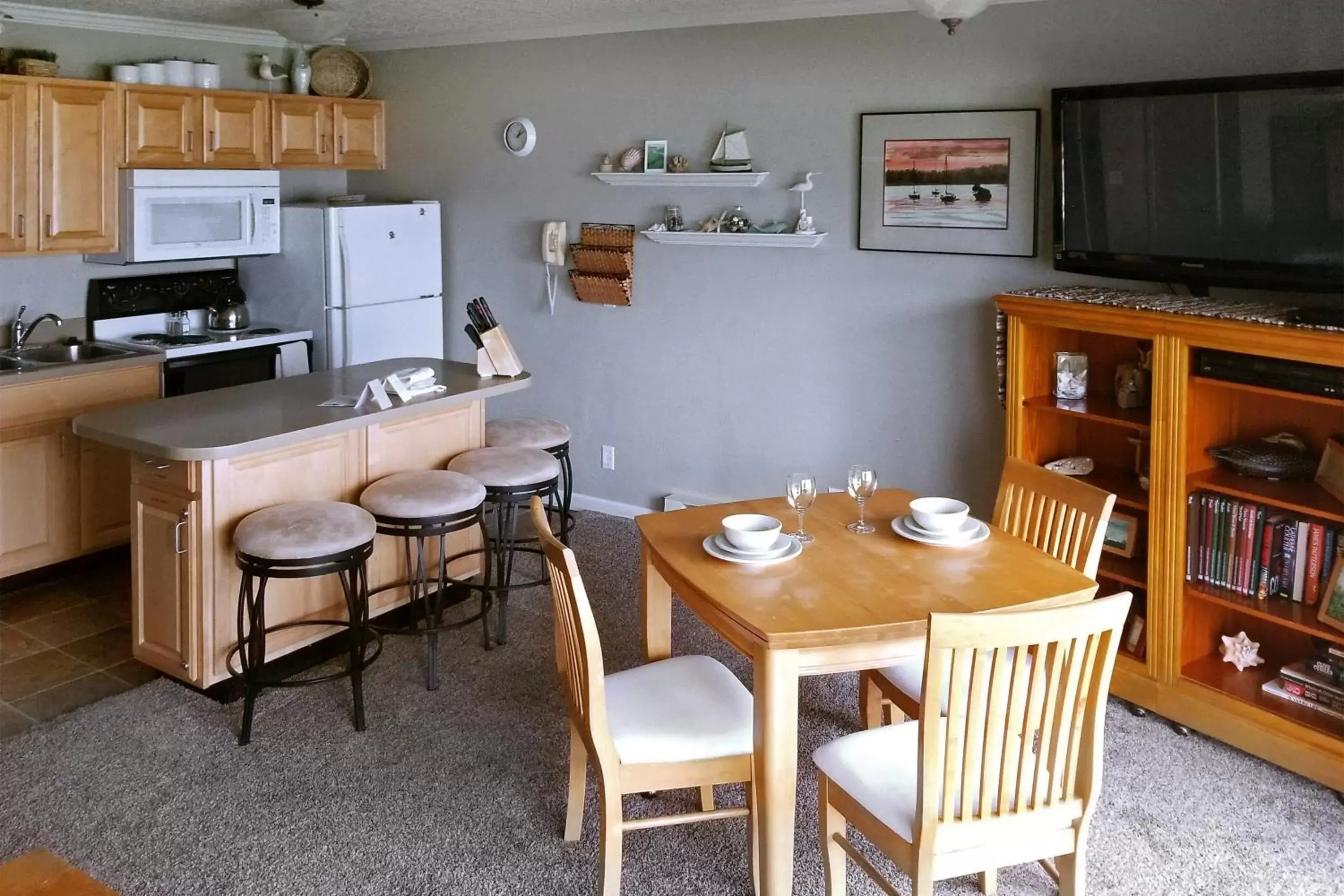Kitchen or kitchenette in Ocean Terrace Condominiums