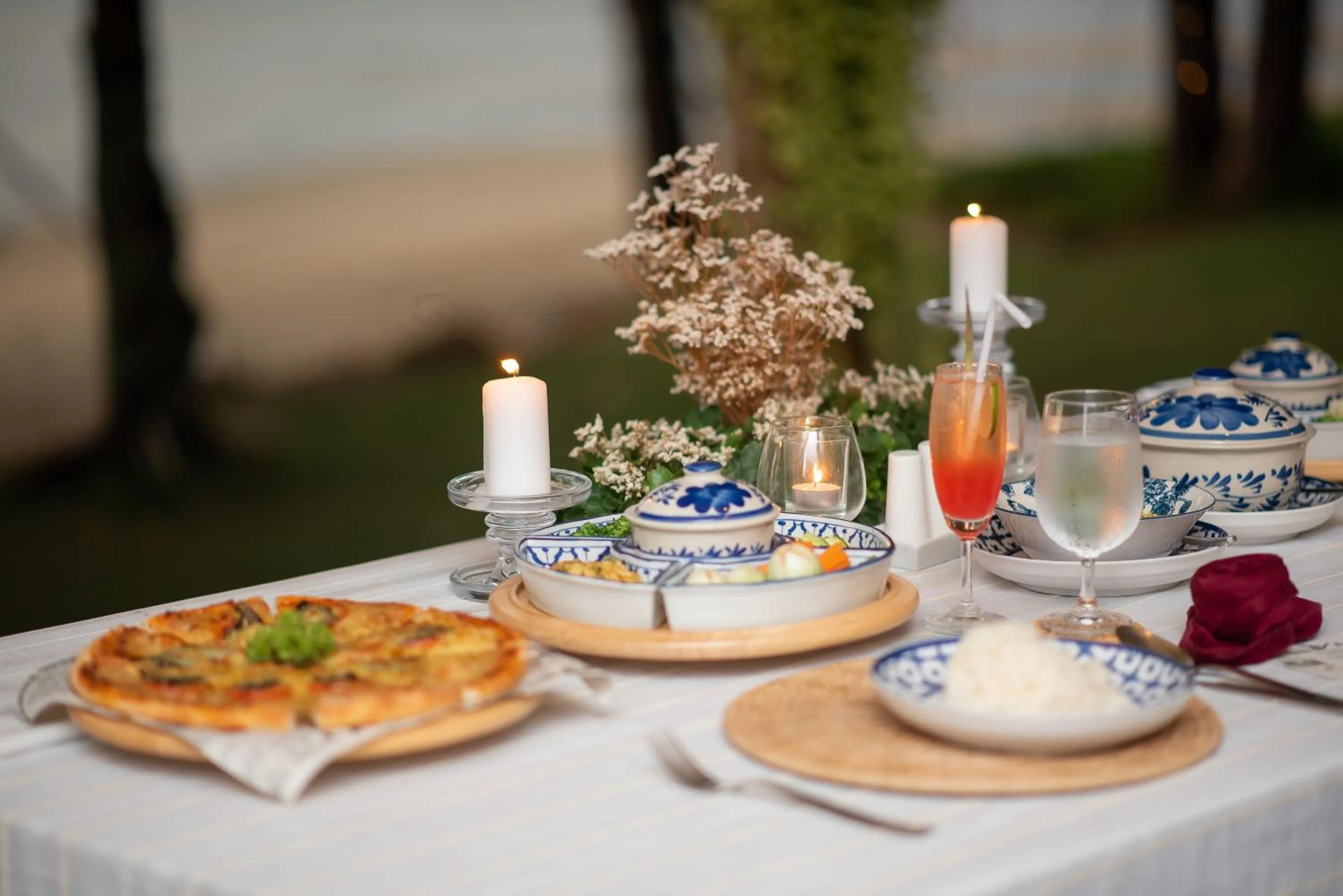 Dinner in Anyavee Tubkaek Beach Resort