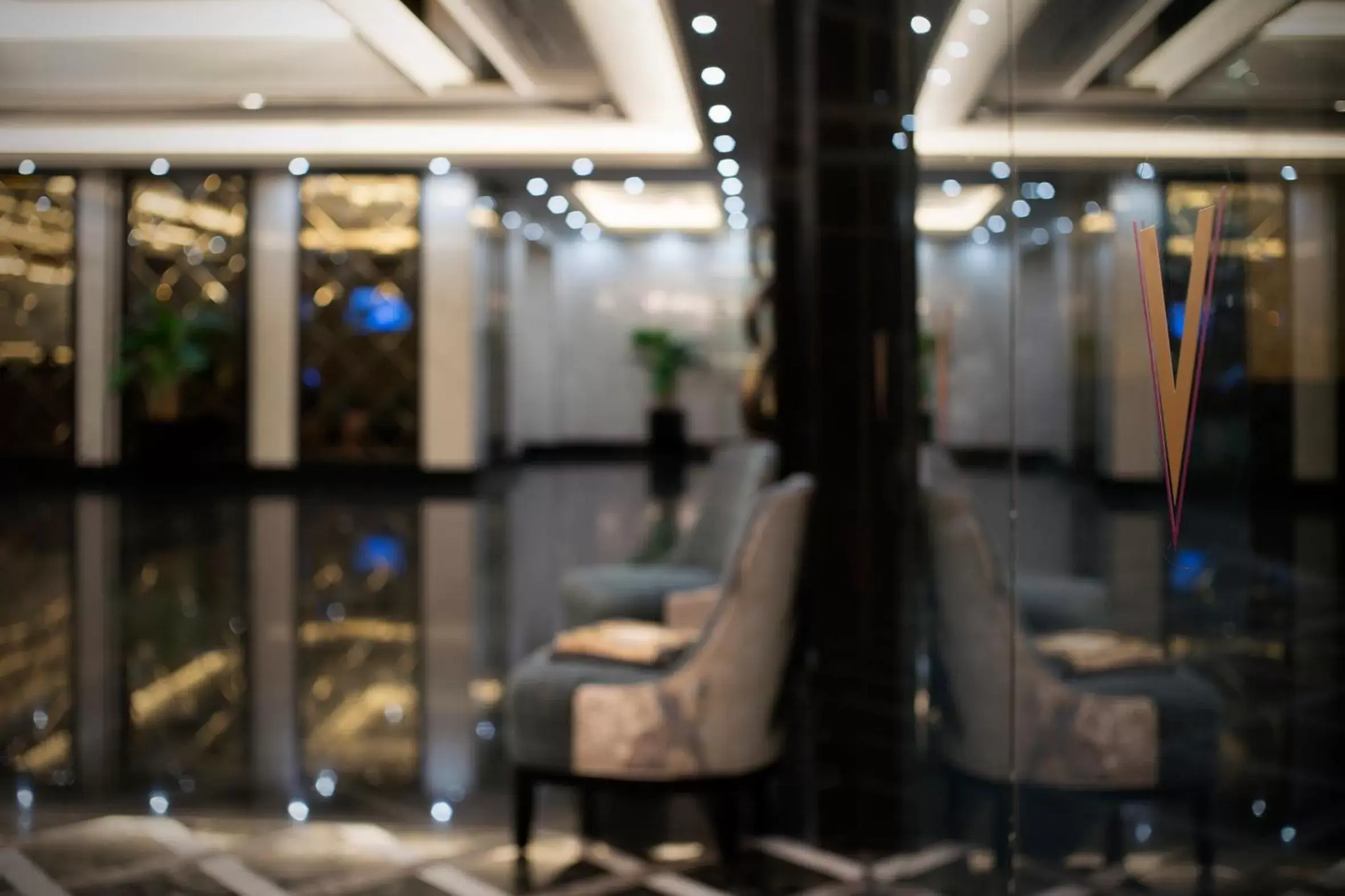 Lobby or reception in V Hotel Lavender
