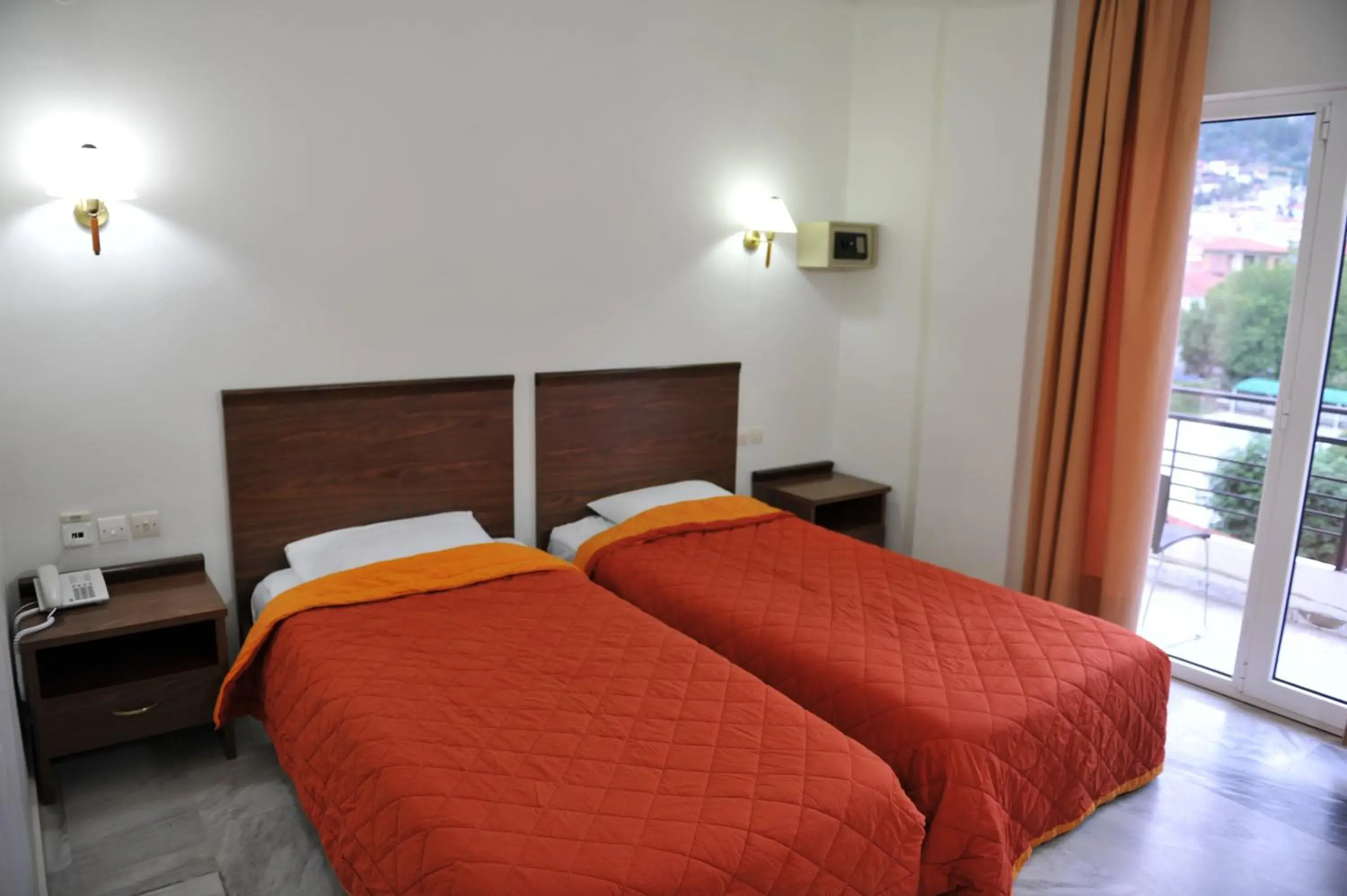 Bed in Hotel Edelweiss