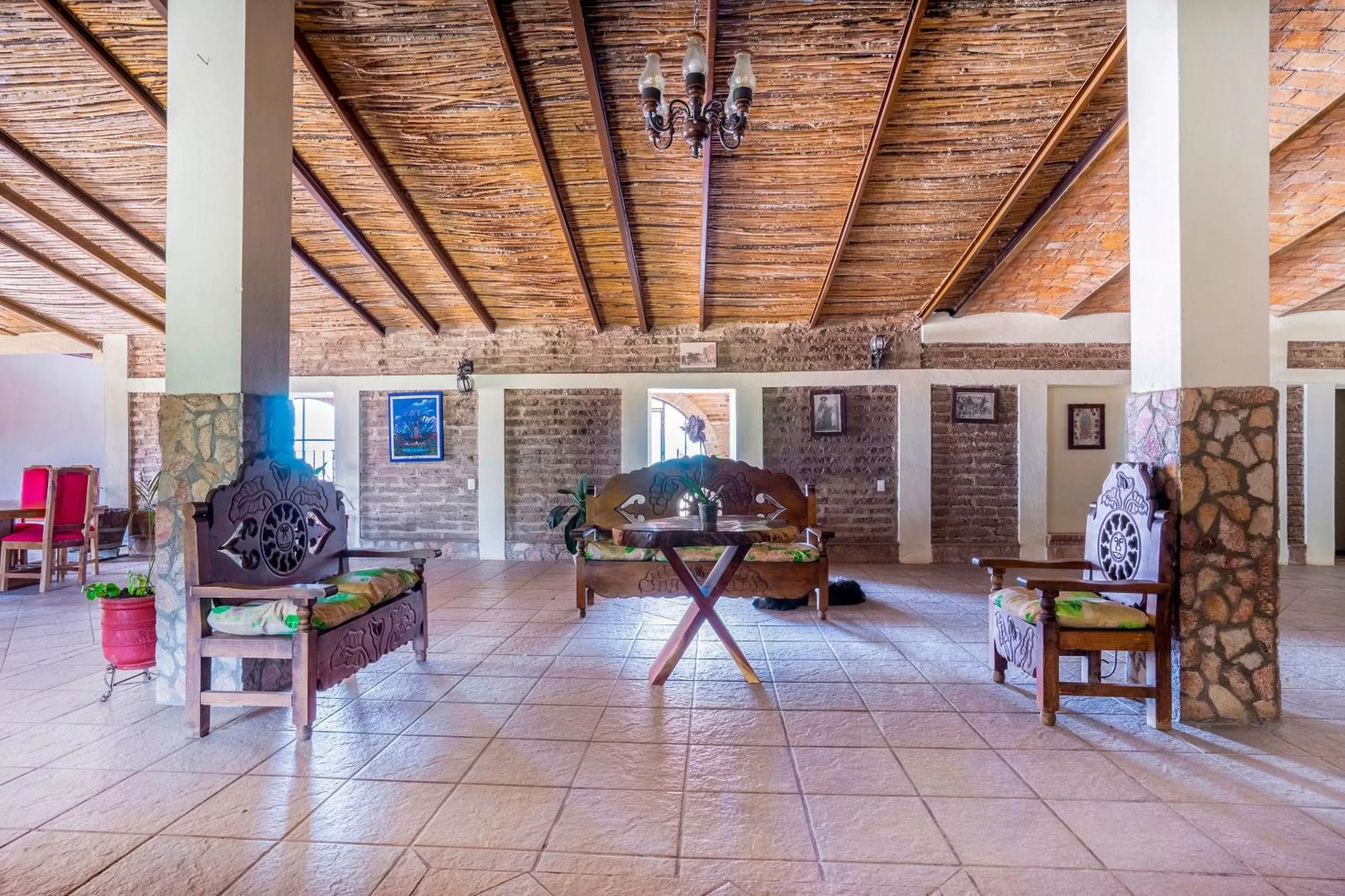 Lobby or reception, Seating Area in Capital O Hotel Posada Terraza, Tequila Jalisco