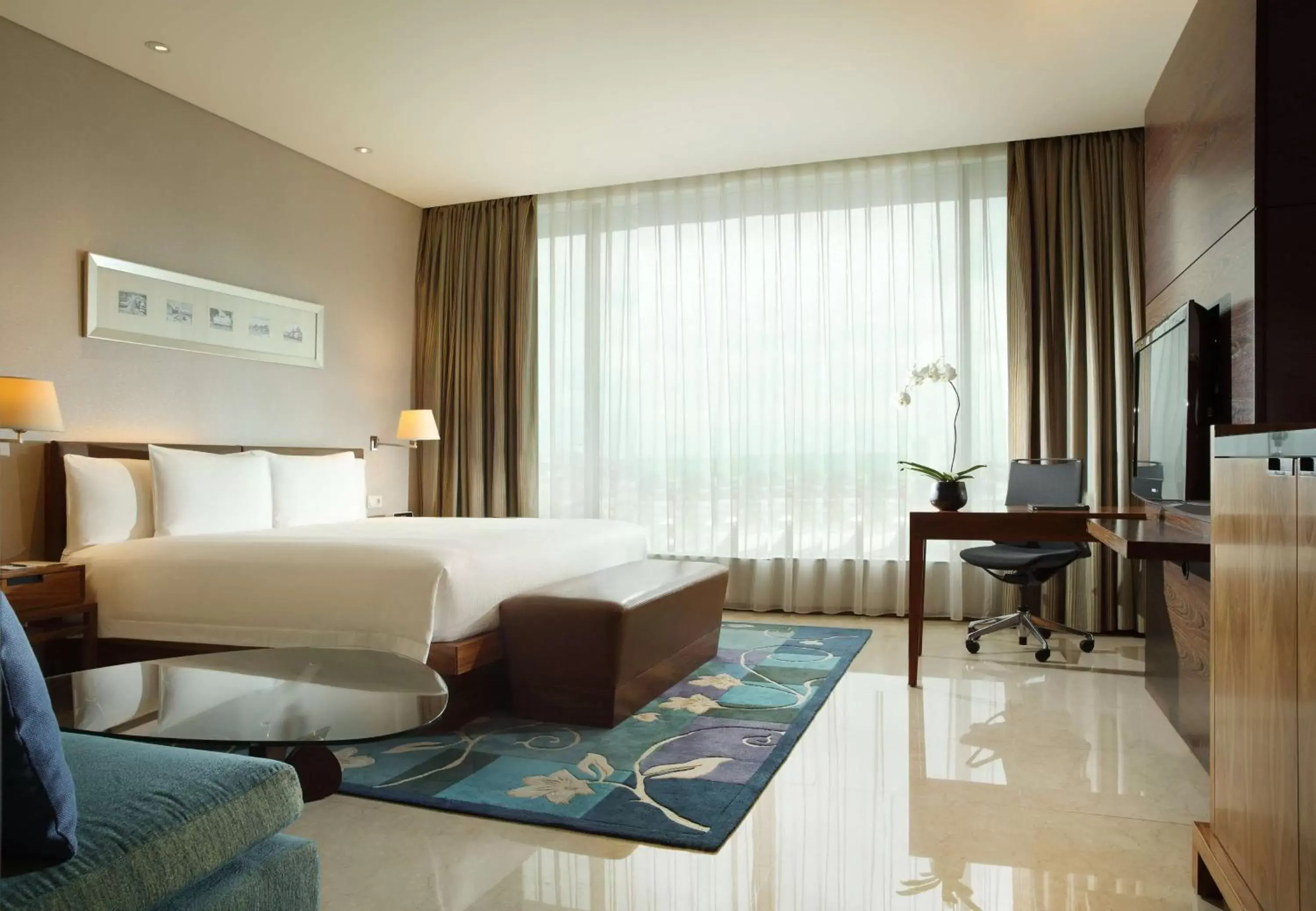 Bed in Hilton Bandung