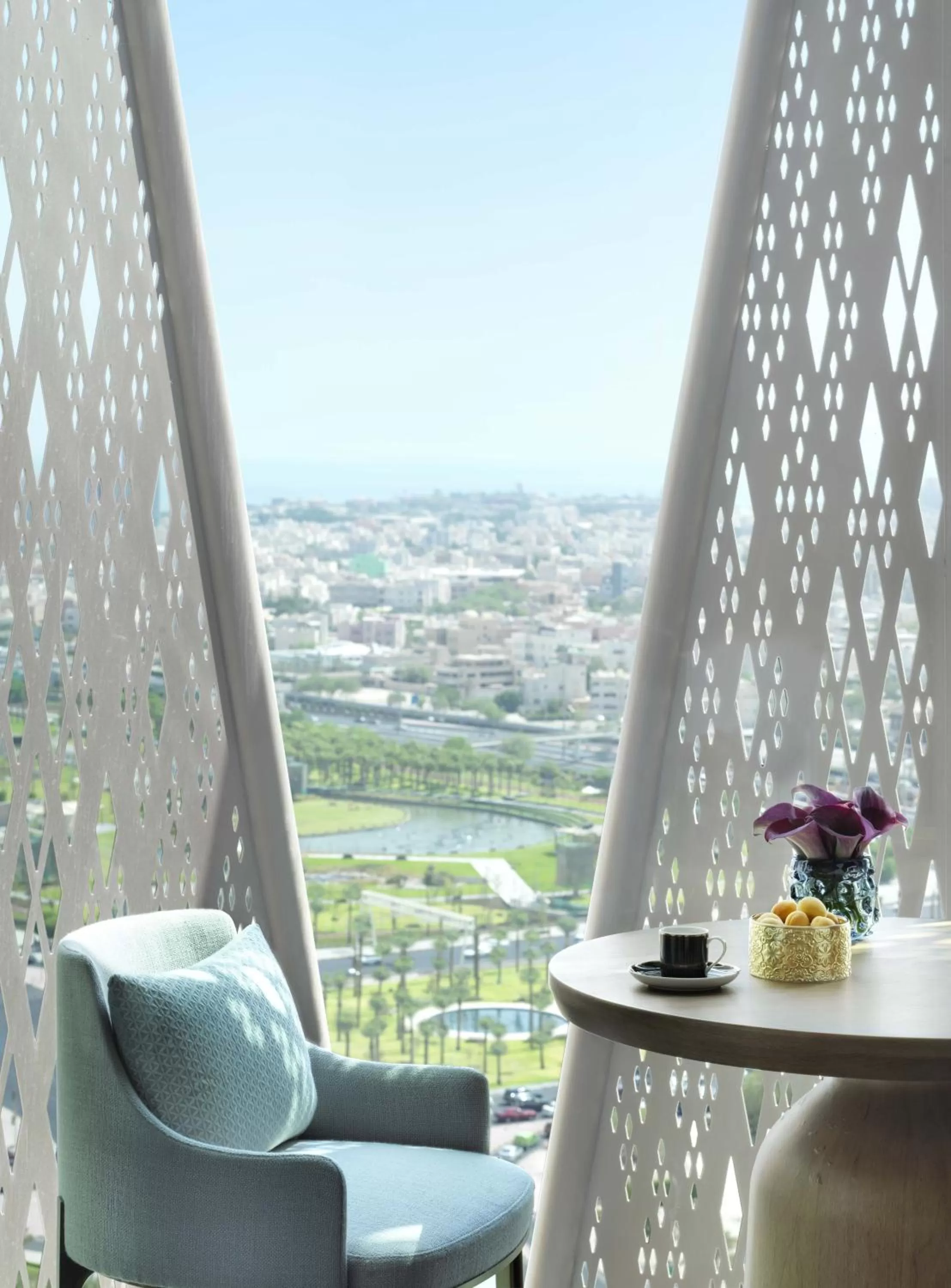 Living room in Four Seasons Hotel Kuwait at Burj Alshaya