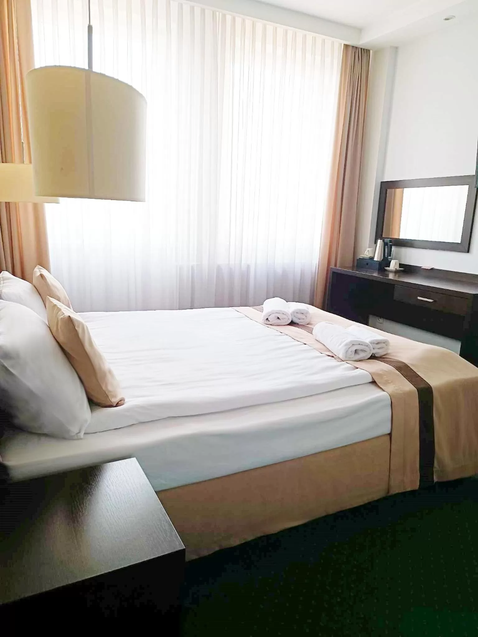 Bed in Hotel Maraton