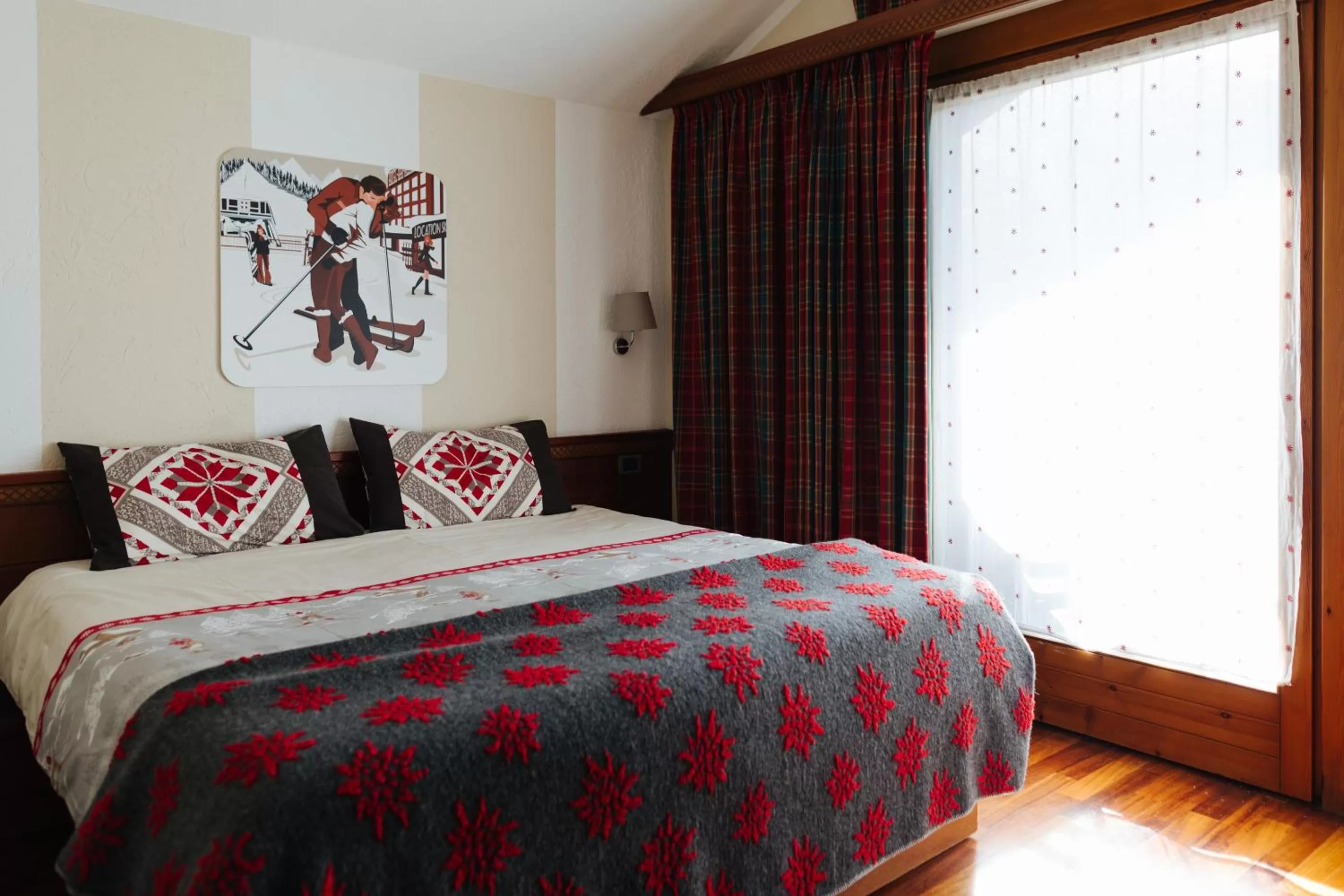 Bed in Hotel Walser Courmayeur