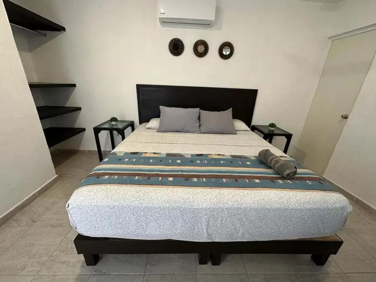 Bed in LUX Studio ROOM LAS PALMAS PUERTO MORELOS