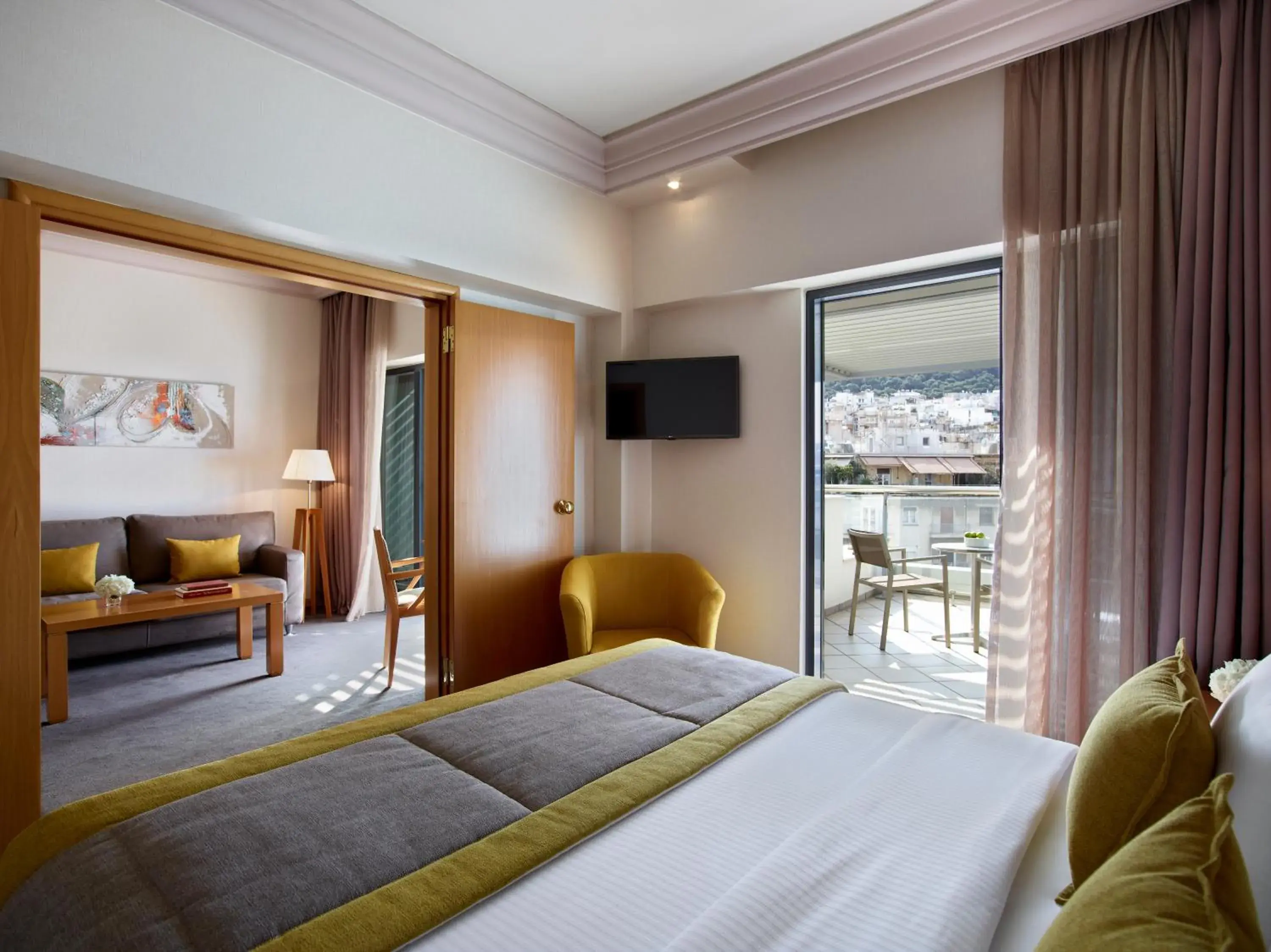 Photo of the whole room, Bed in Athens Zafolia Hotel