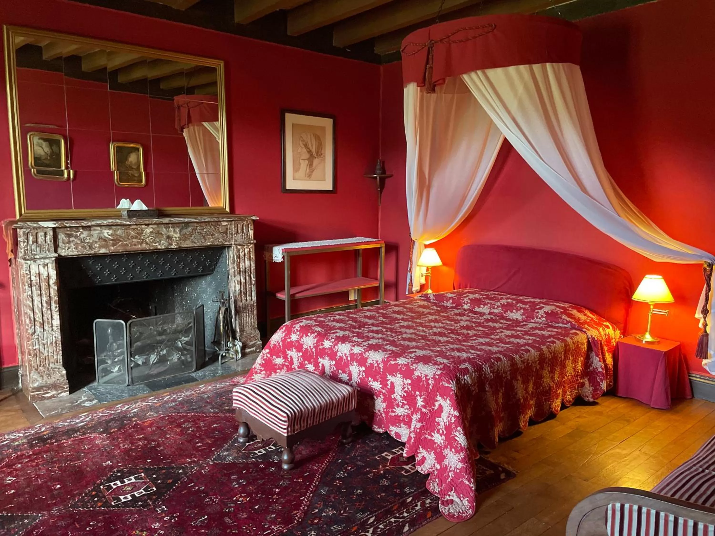 Bed in Manoir de la Rémonière