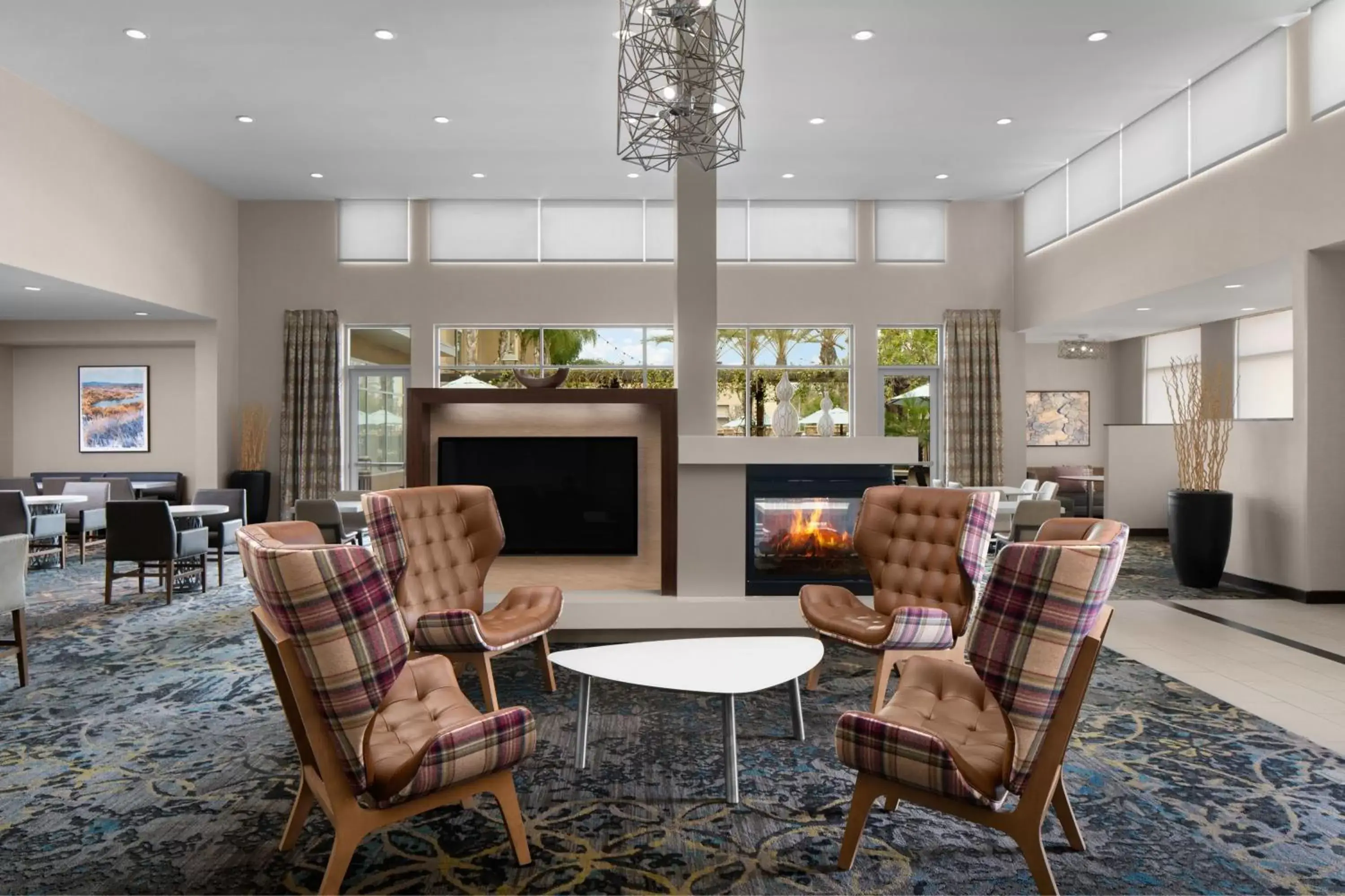 Lobby or reception, Seating Area in Residence Inn by Marriott Tustin Orange County