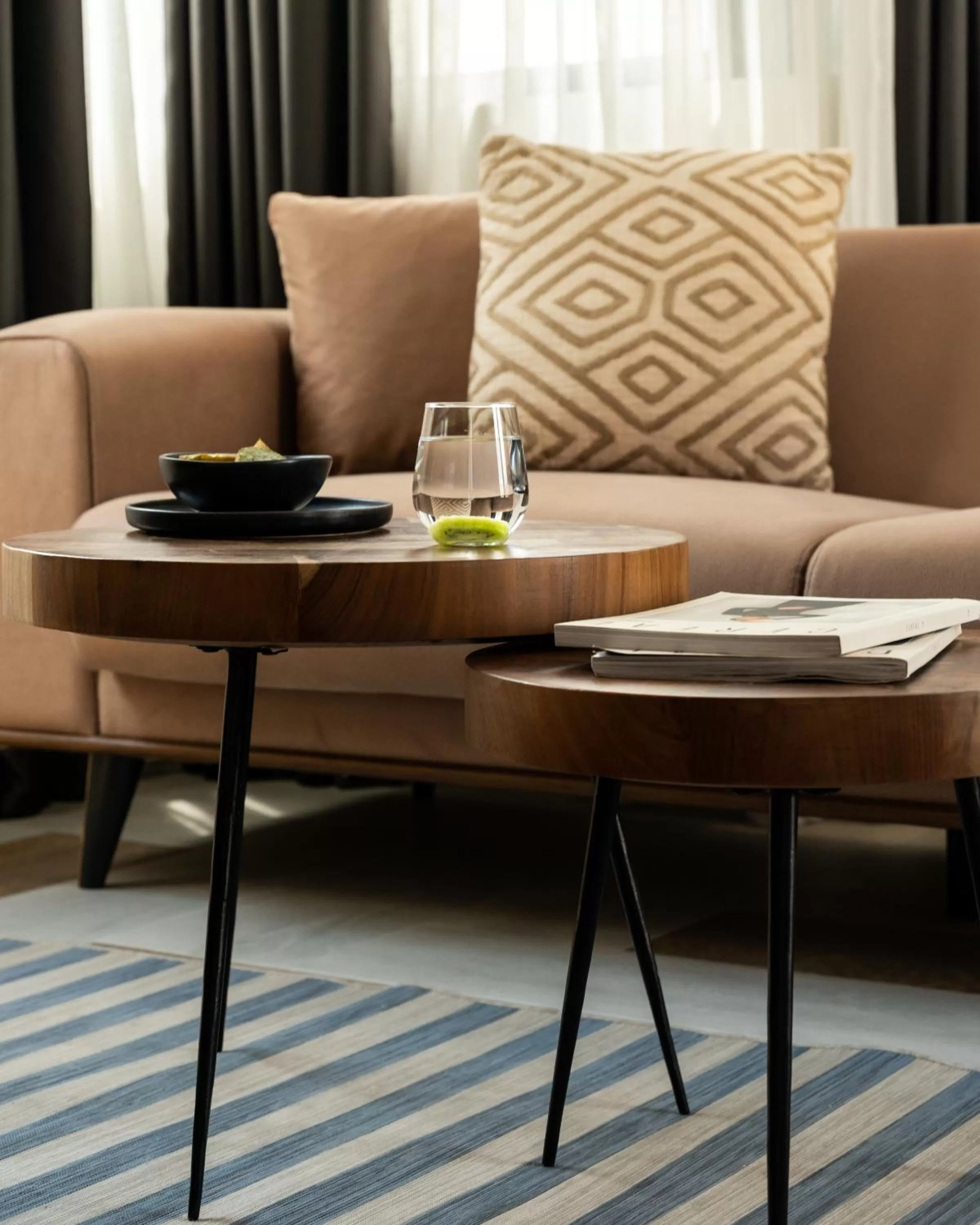 Seating area in Play Theatrou Athens a member of Brown Hotels