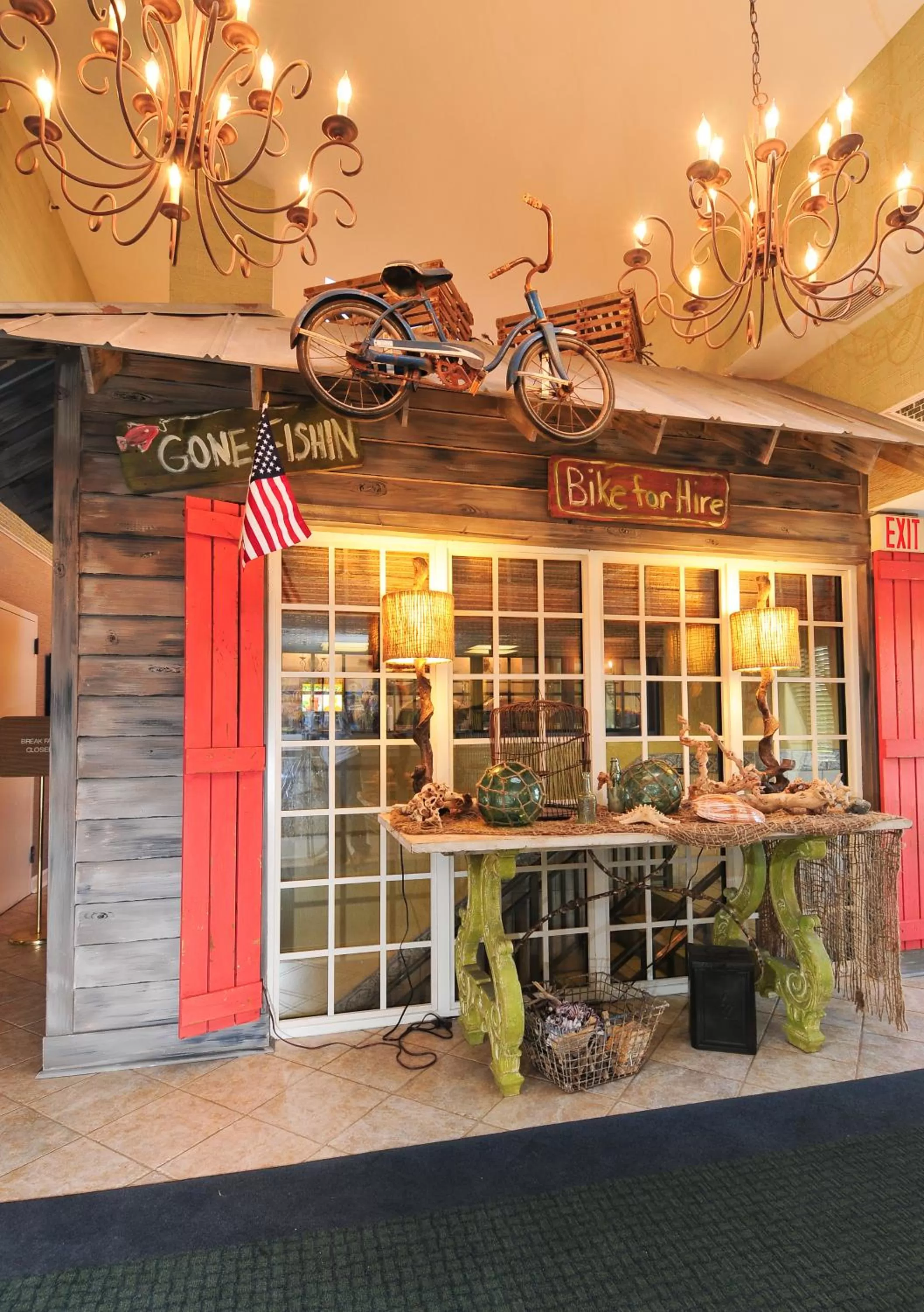 Property building in Holiday Pavilion Resort on the Boardwalk