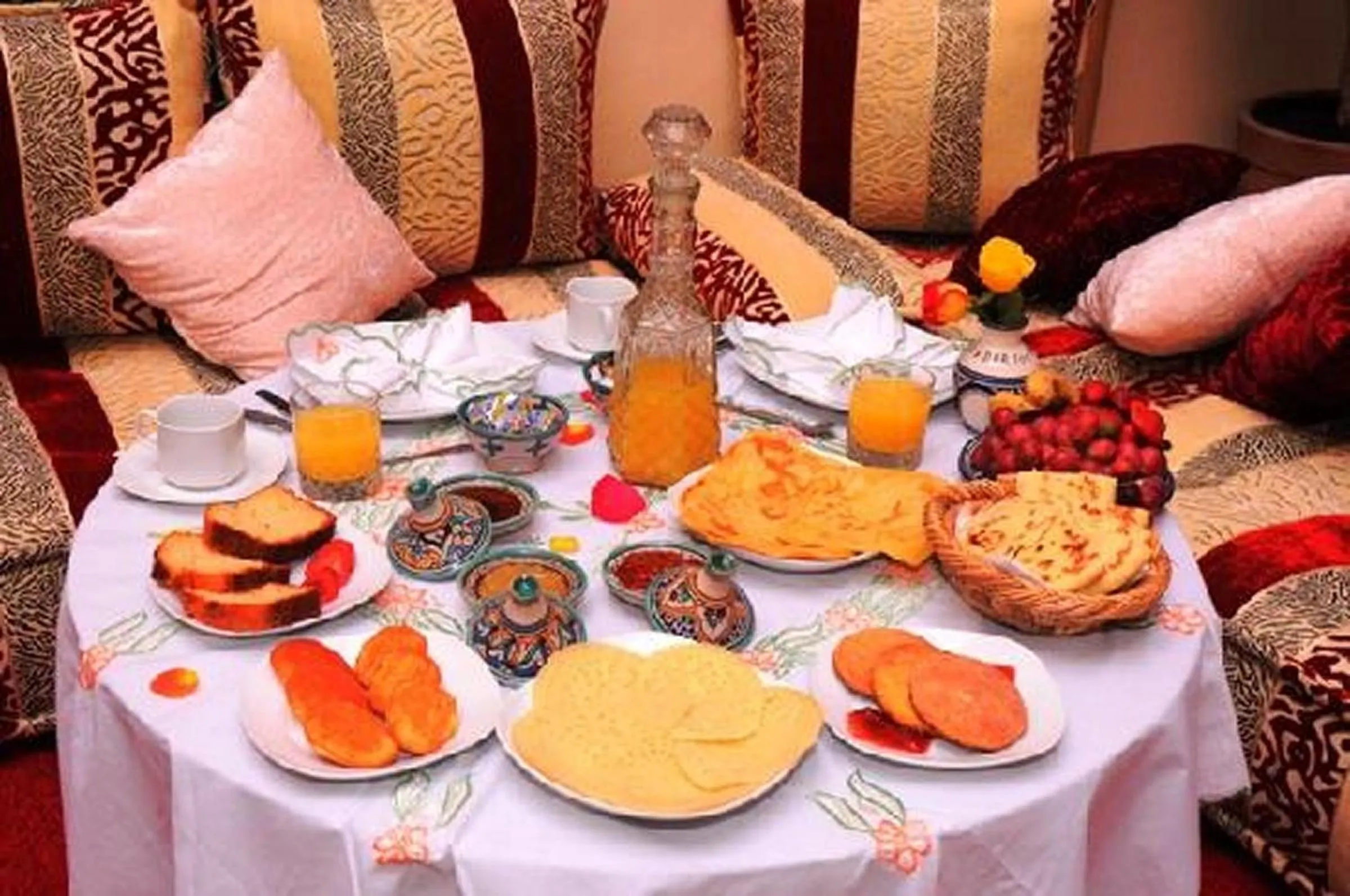 Continental breakfast in Riad Eloise
