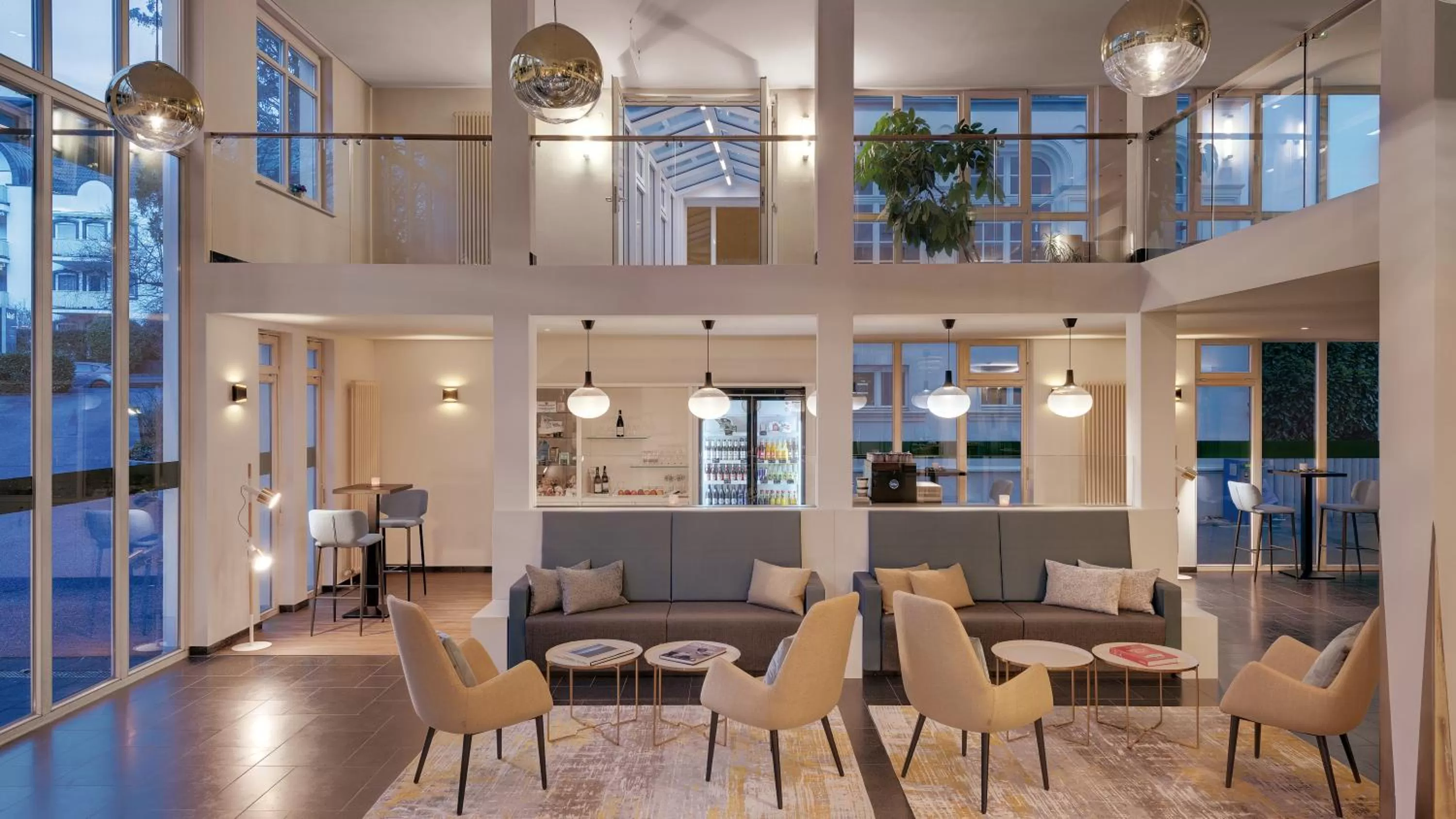 Lobby or reception in Hotel the YARD Bad Honnef