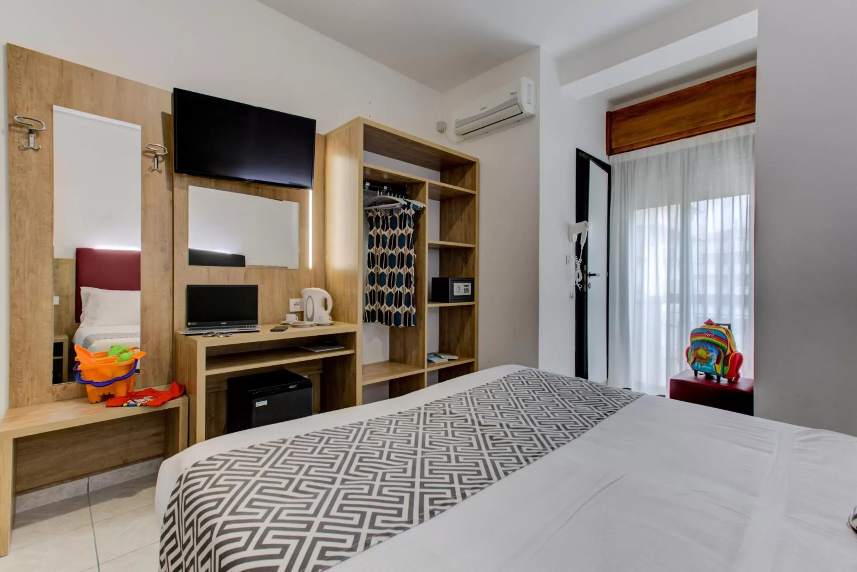 Bedroom, Bed in Hotel Grazia Riccione