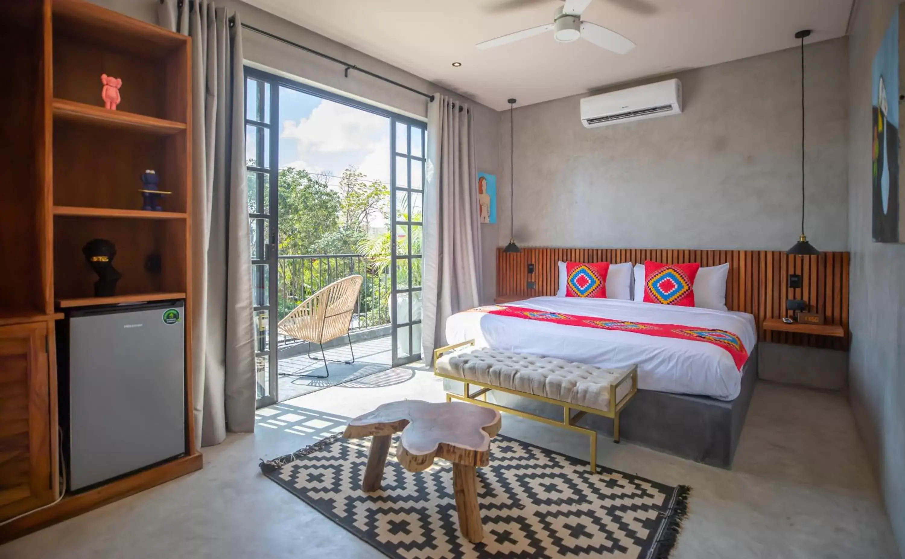 King Room with Balcony in Turquoise Tulum Hotel King Room with Balcony in Turquoise Tulum Hotel