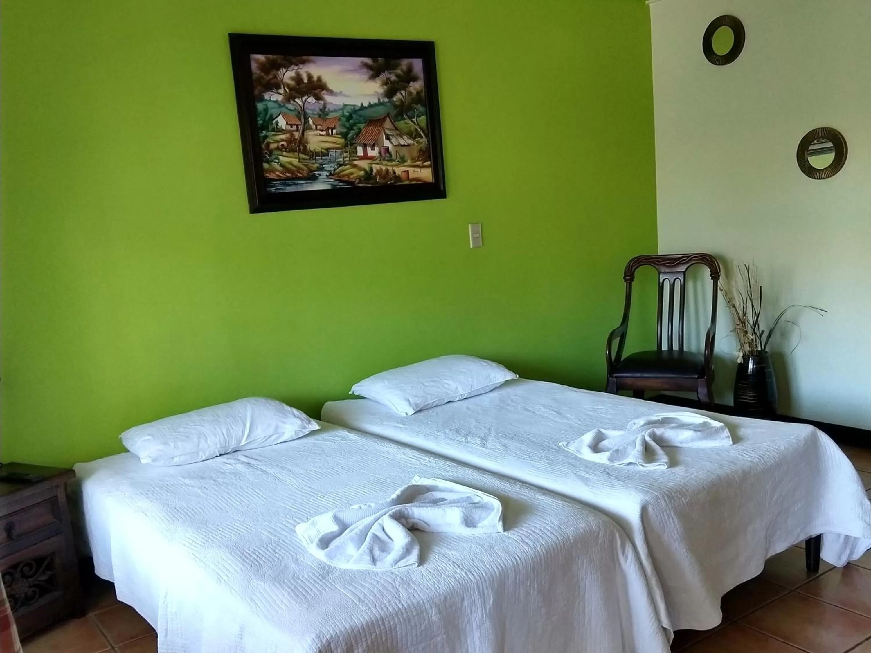 Bedroom, Bed in Dos Palmas Studio Apartments