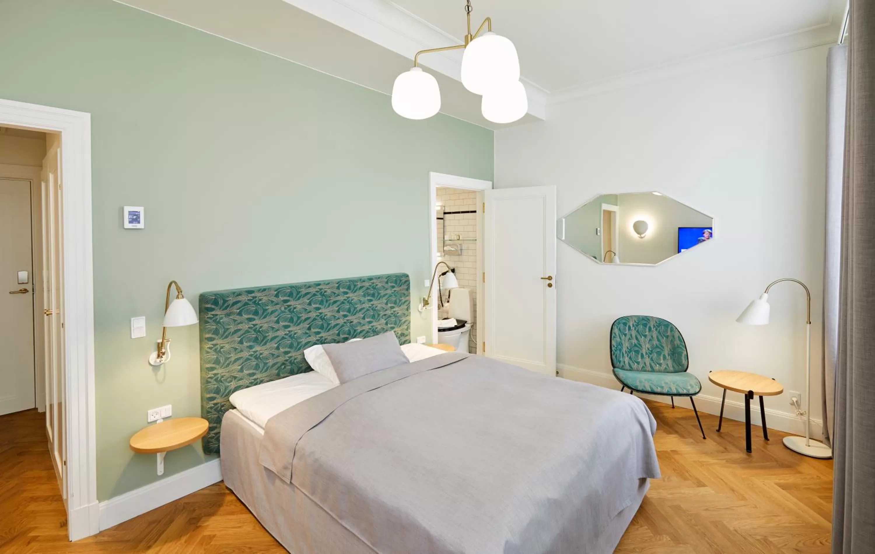 Bedroom, Bed in Hotel Randers