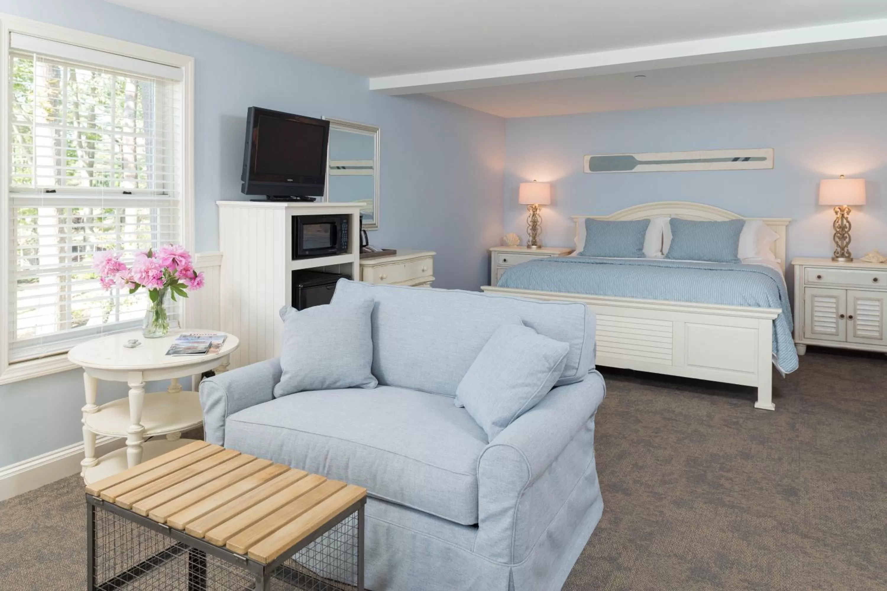 Living room in Sheepscot Harbour Village Resort