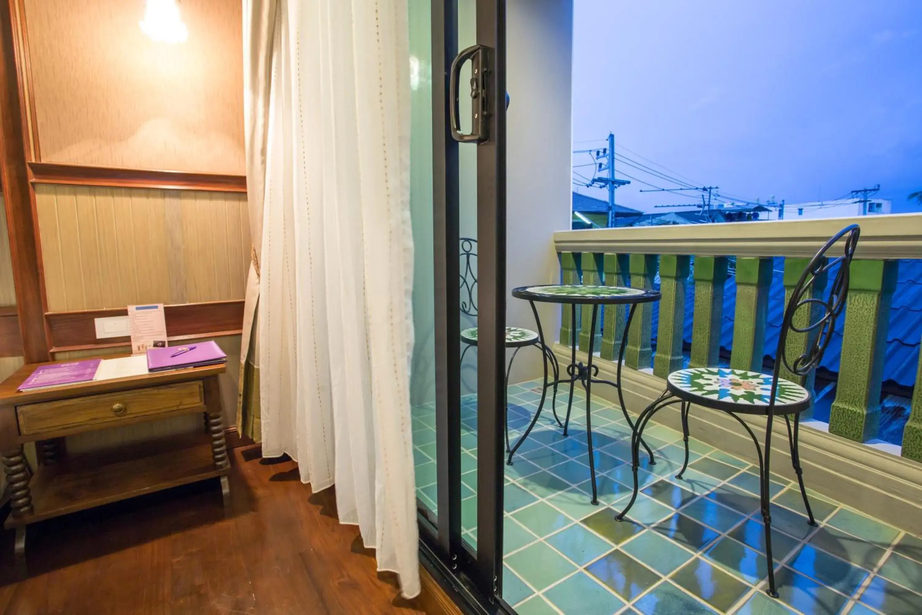 Balcony/Terrace, Pool View in Chankam Boutique Hotel