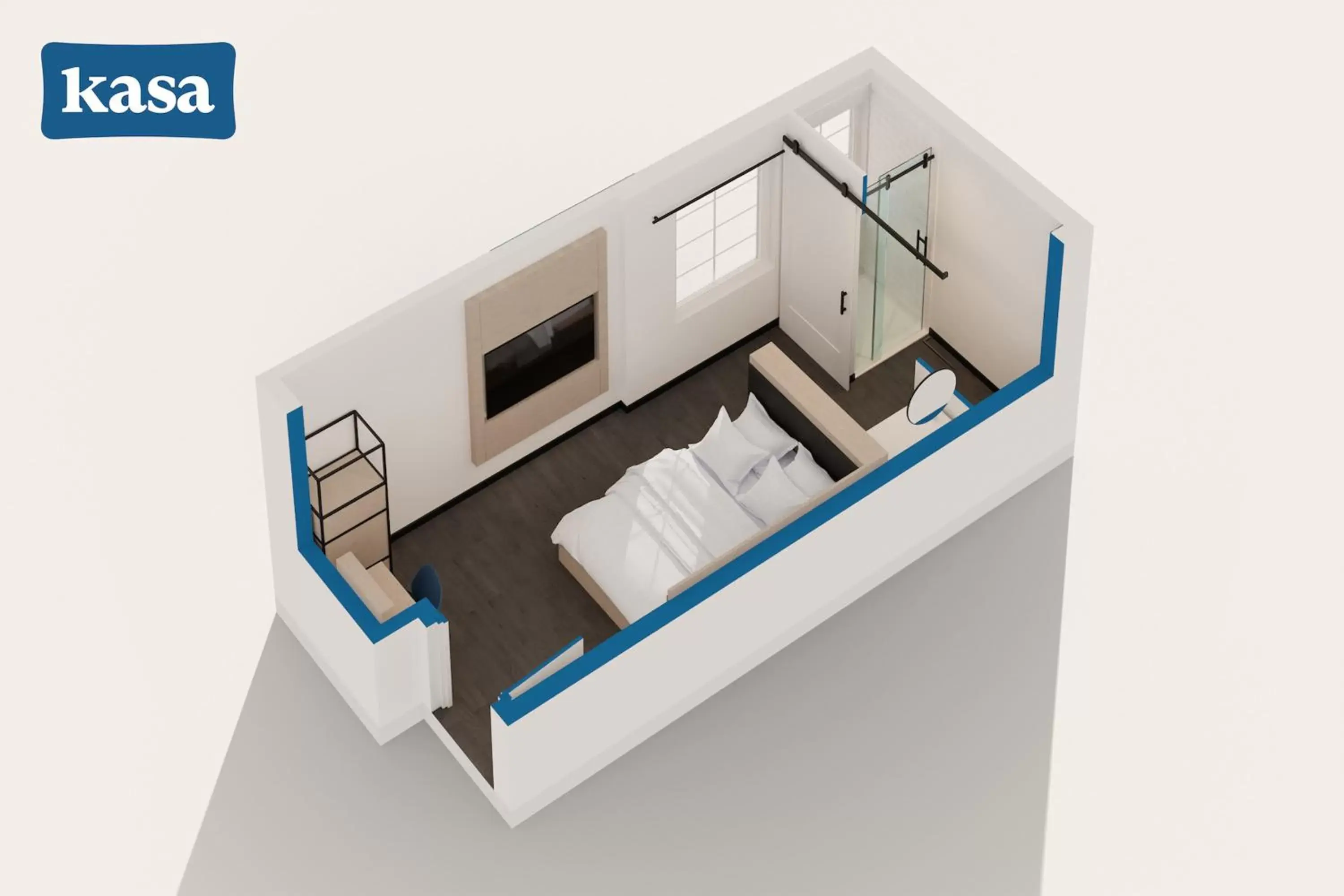 Floor Plan in Kasa Niche Hotel Redwood City