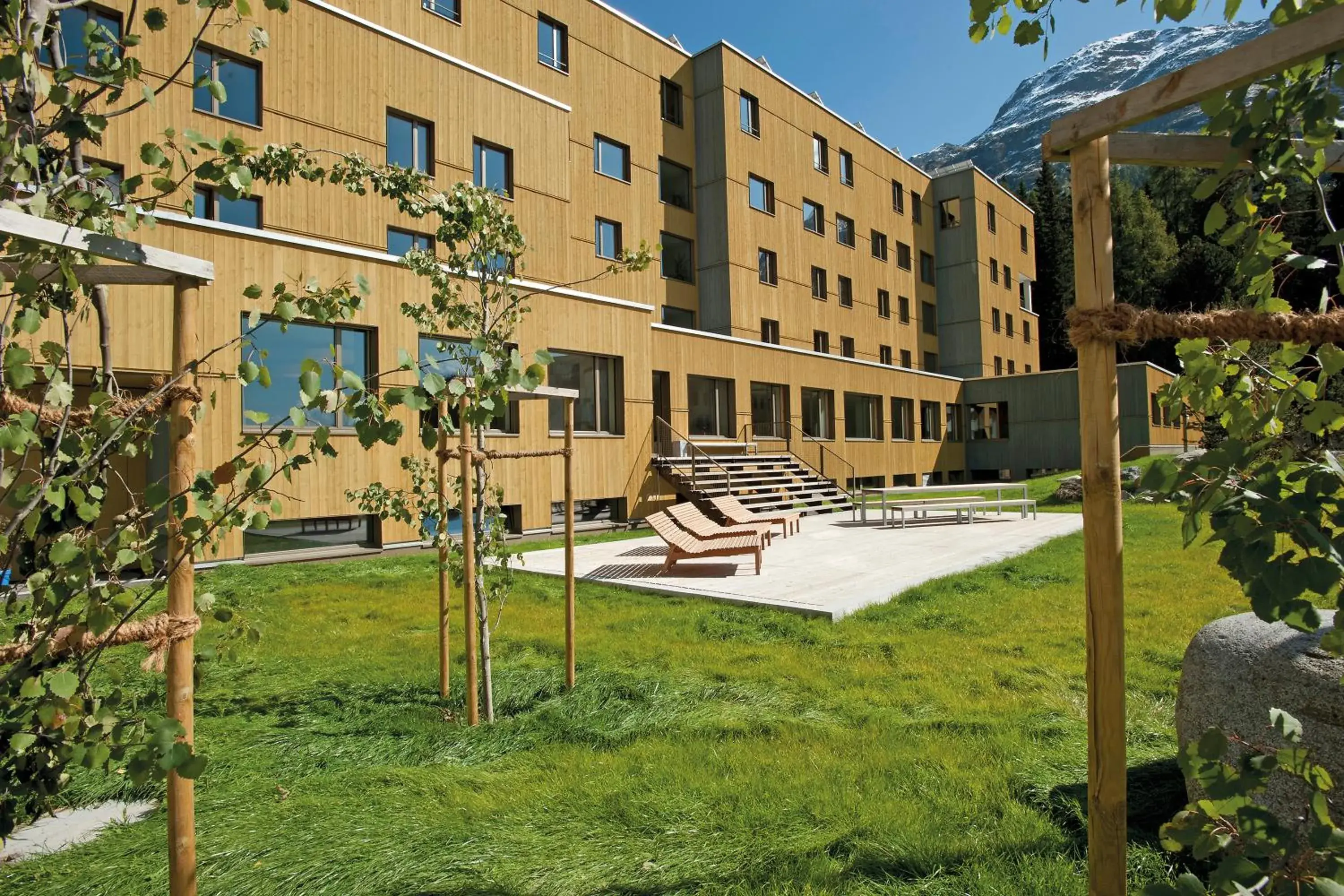 Facade/entrance, Property Building in St. Moritz Youth Hostel