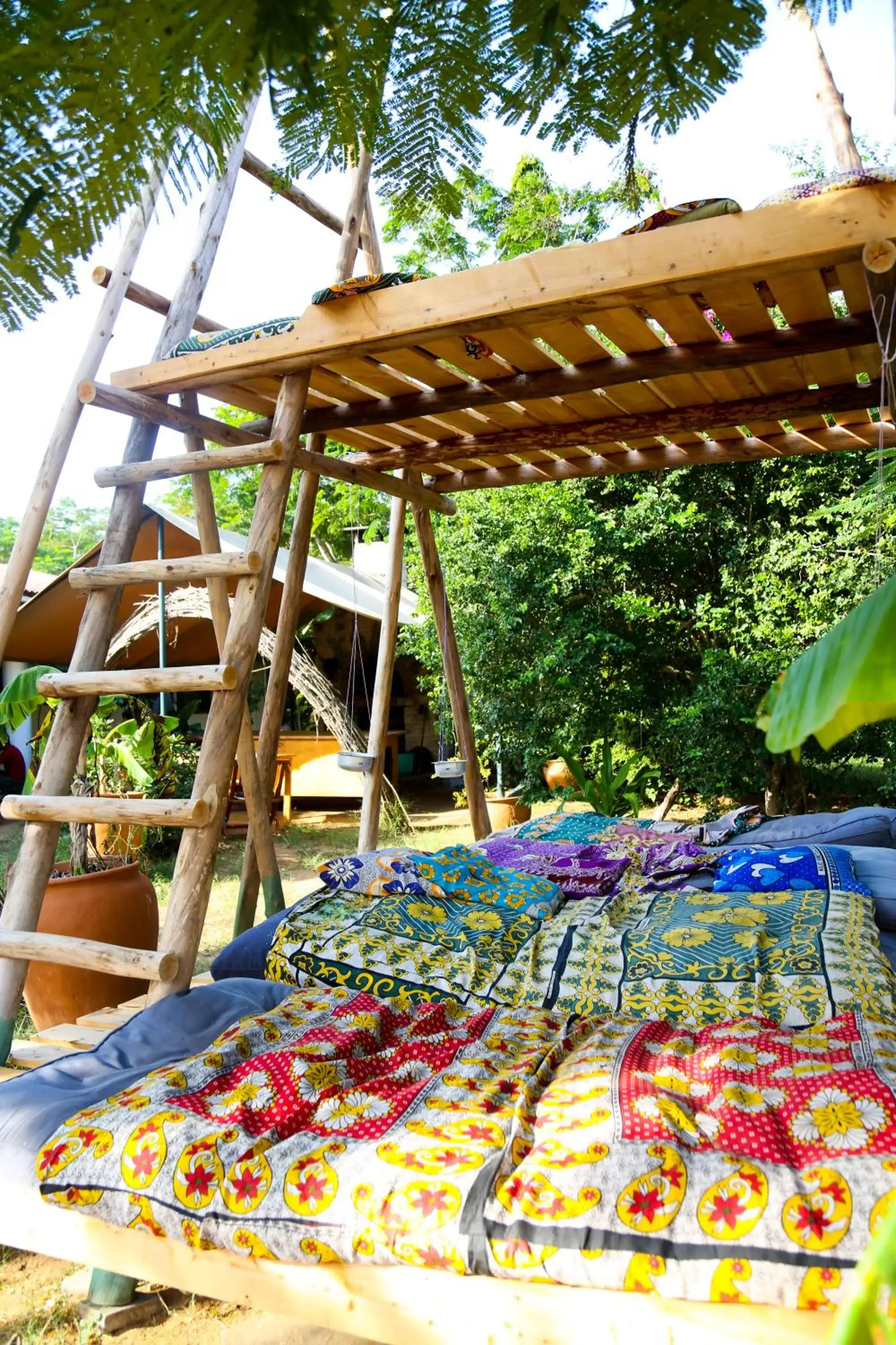 Seating area in Distant Relatives Ecolodge & Backpackers