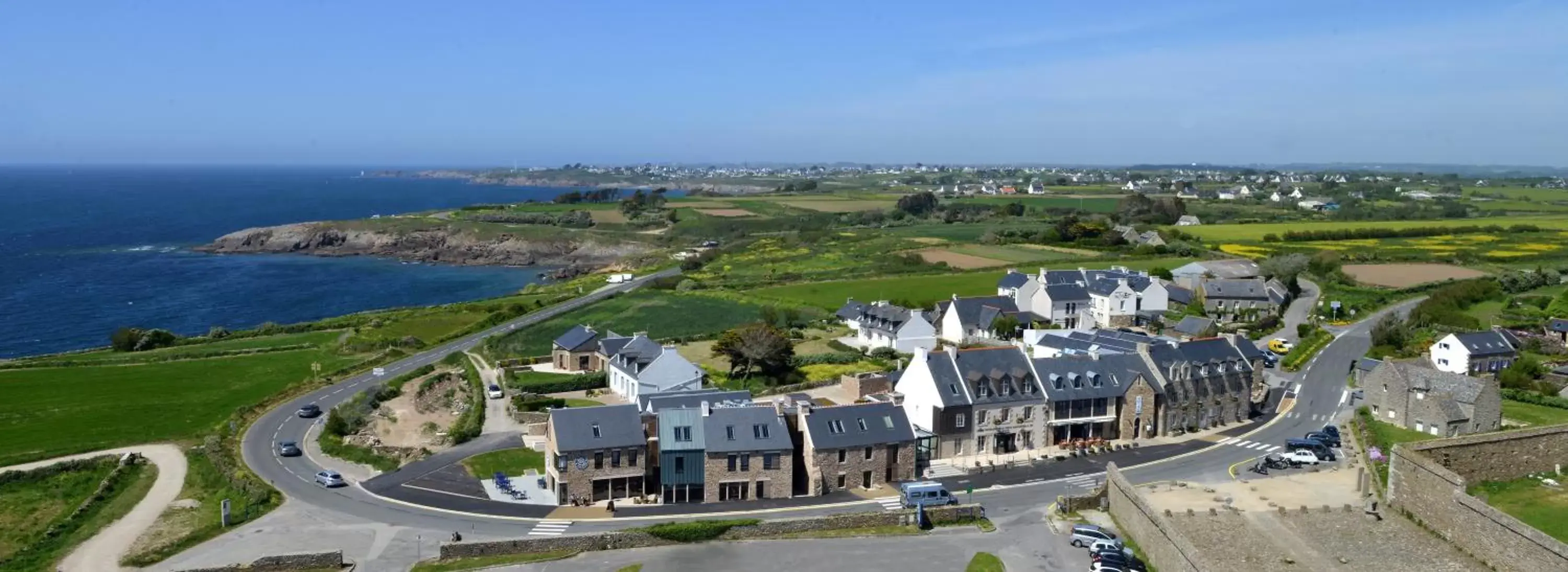 Bird's eye view, Bird's-eye View in Hostellerie de la Pointe Saint-Mathieu - SPA & Restaurant