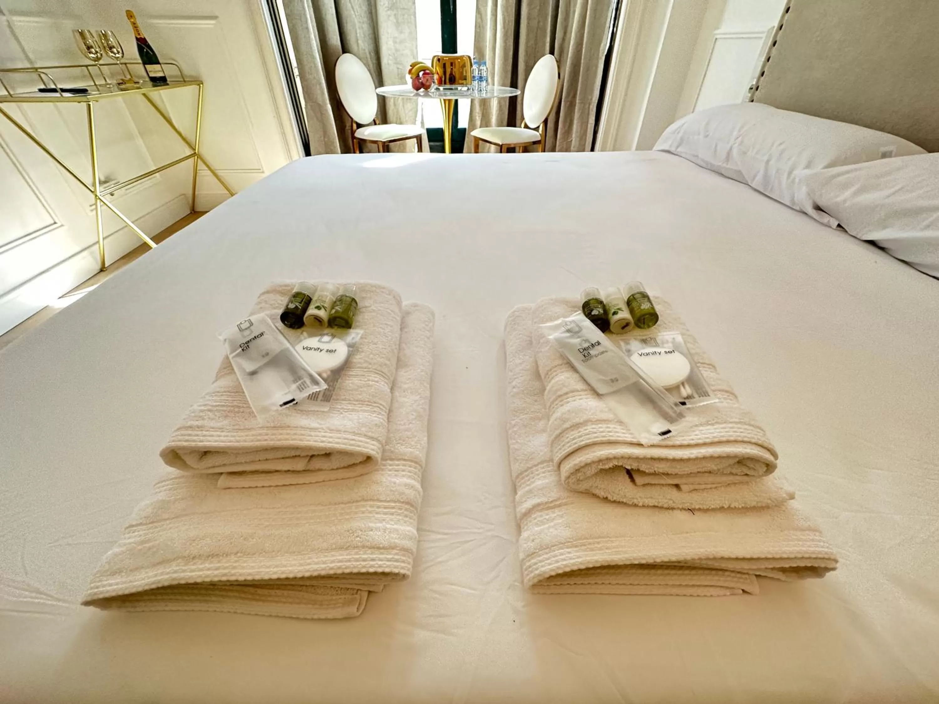 Bed in Siboni Luxury Rooms - Adults Only