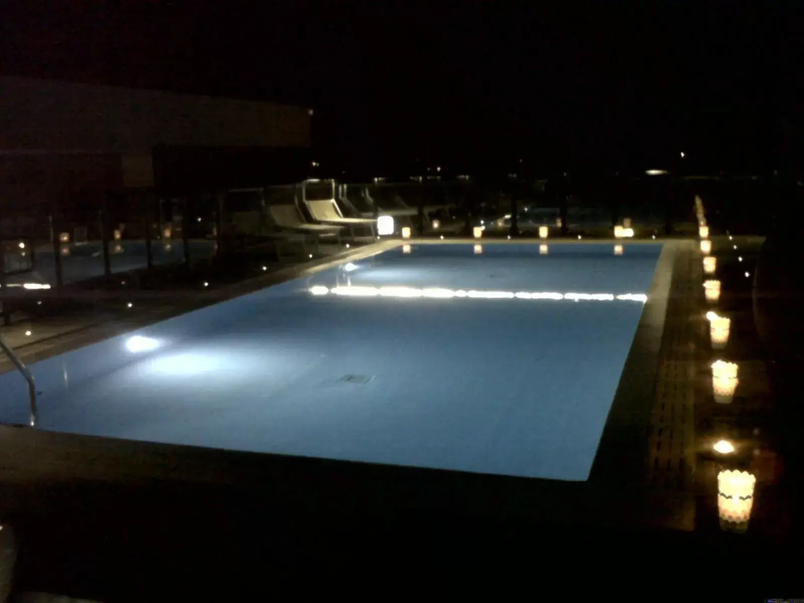 Property building, Swimming Pool in Grand Hotel Forlì