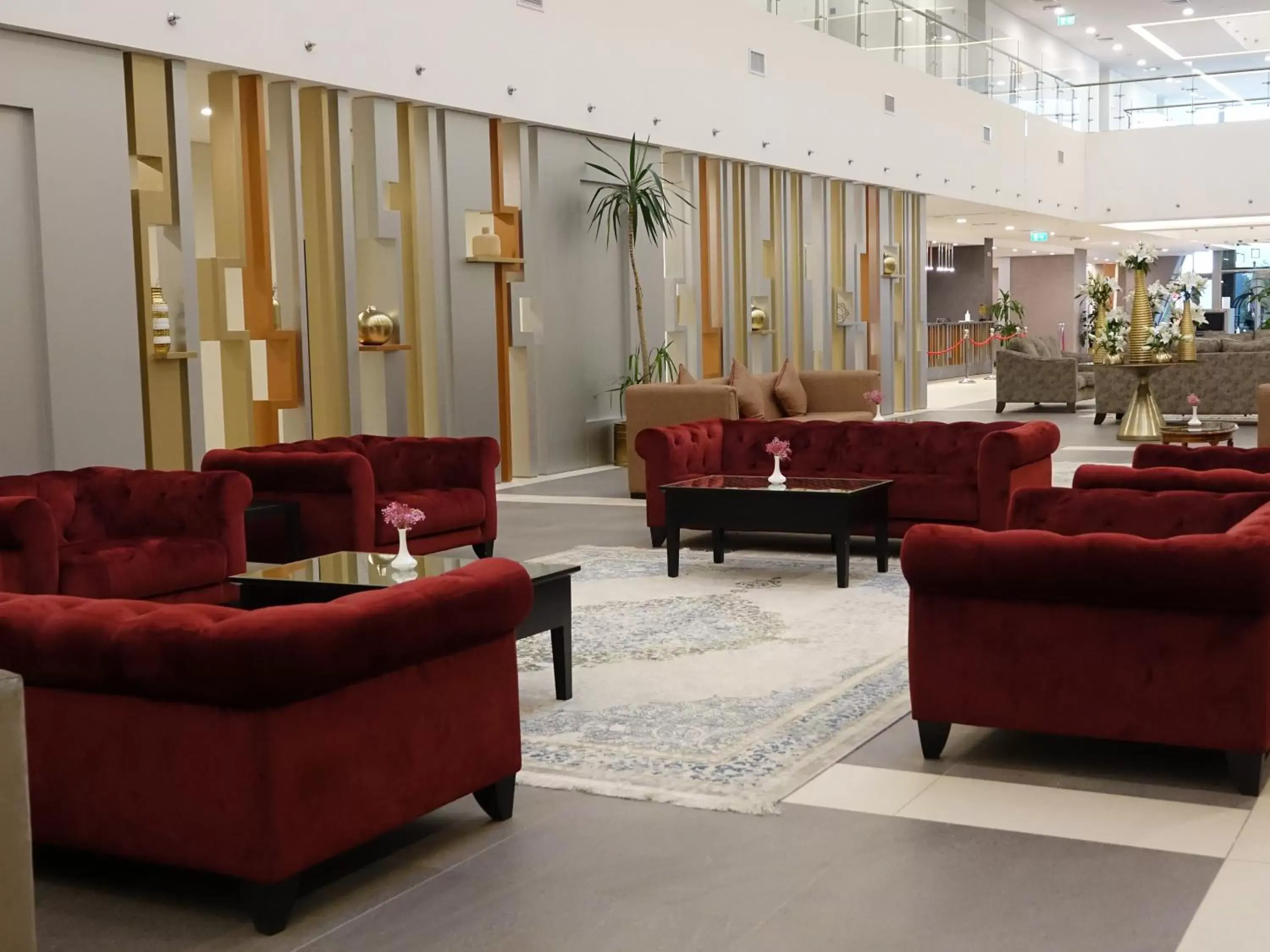 Lobby or reception in Al Kout Beach Hotel Lobby or reception in Al Kout Beach Hotel