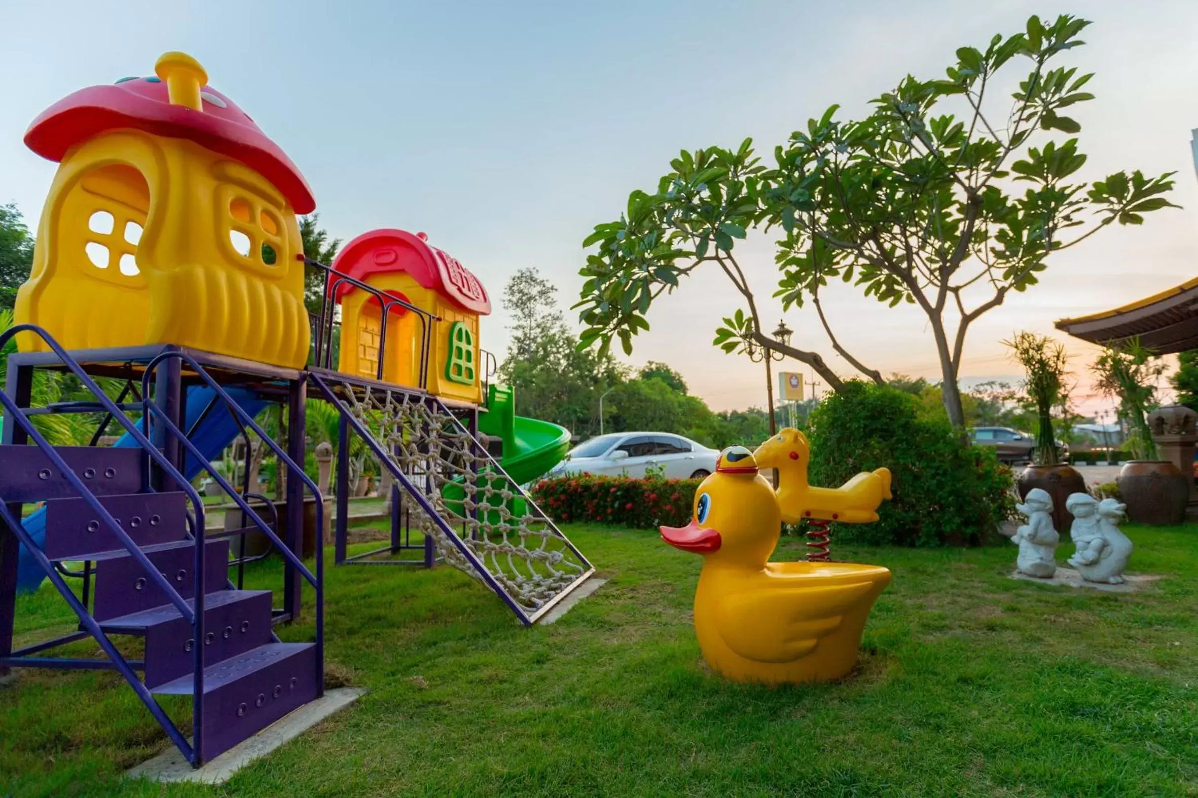 Children play ground, Children's Play Area in Phanomrungpuri Hotel Buriram