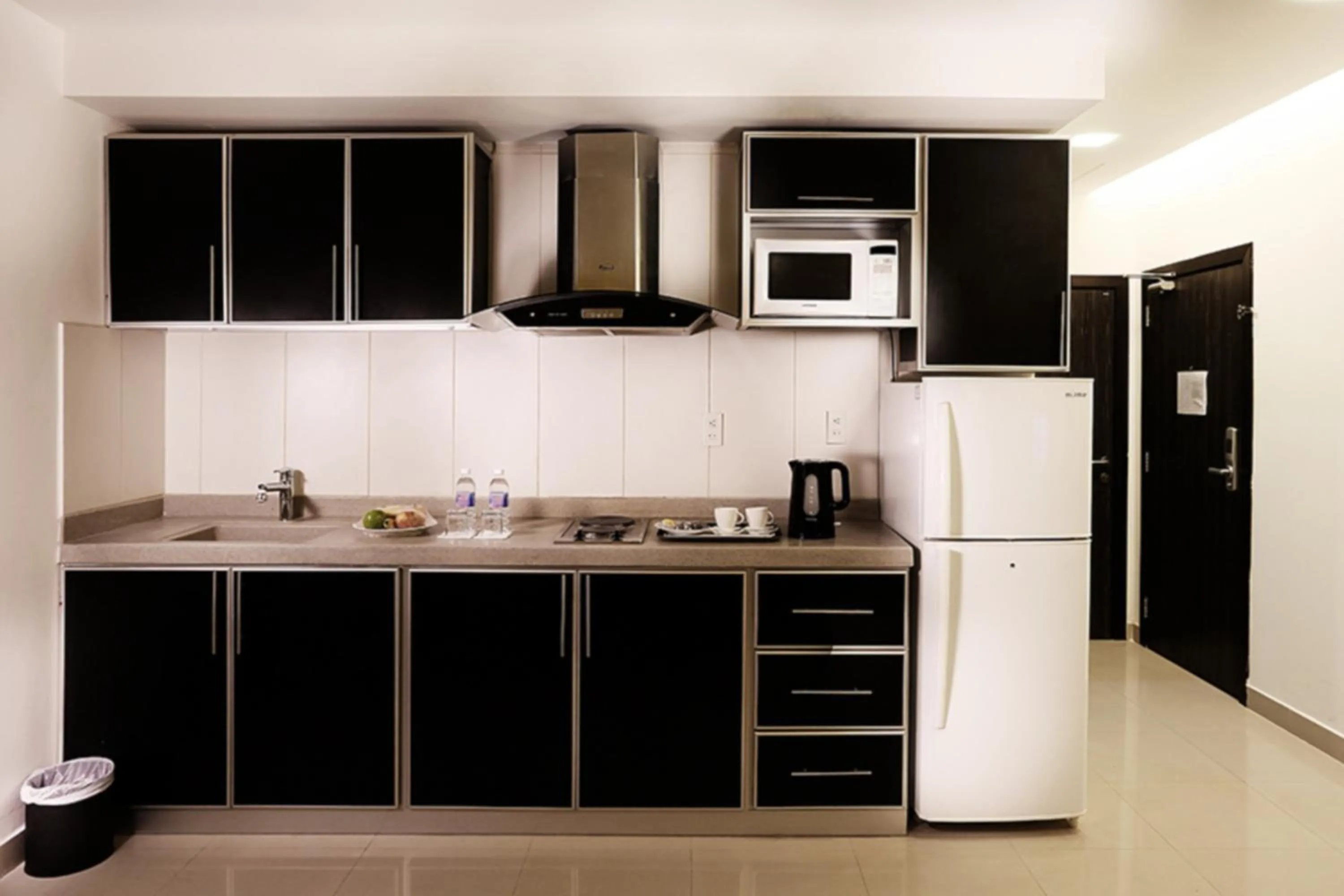 Kitchen or kitchenette in Hayat Watheer for serviced Apartment