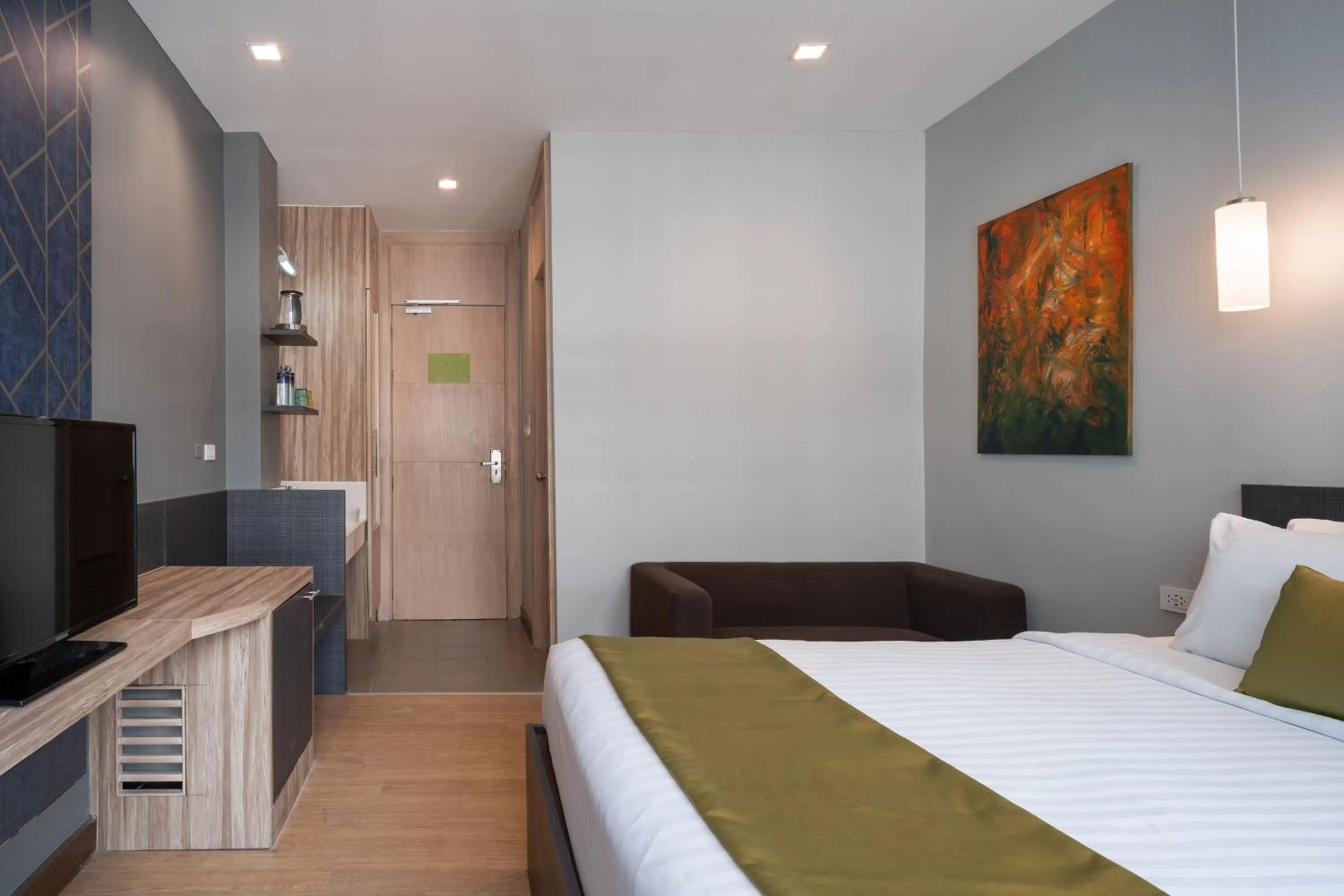 Bed in iCheck inn Gems Center Silom