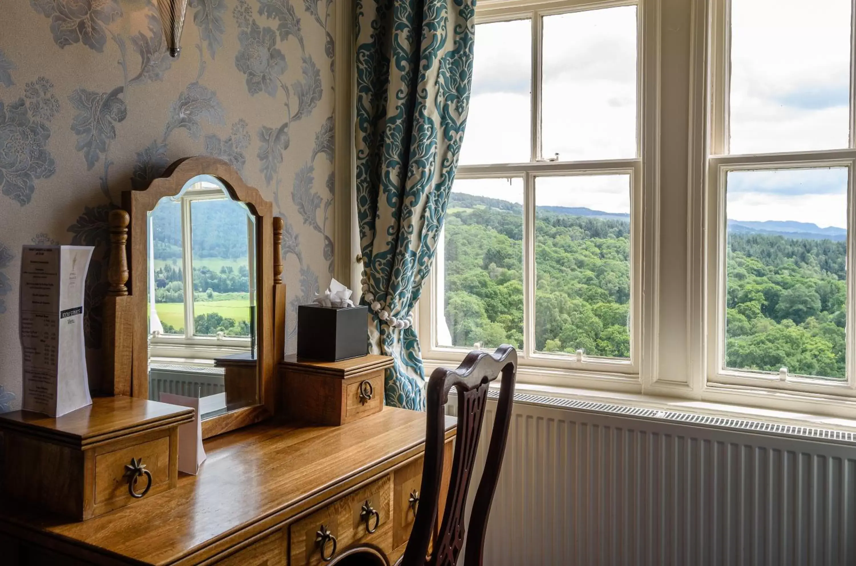 Bedroom, View in The Atholl Palace