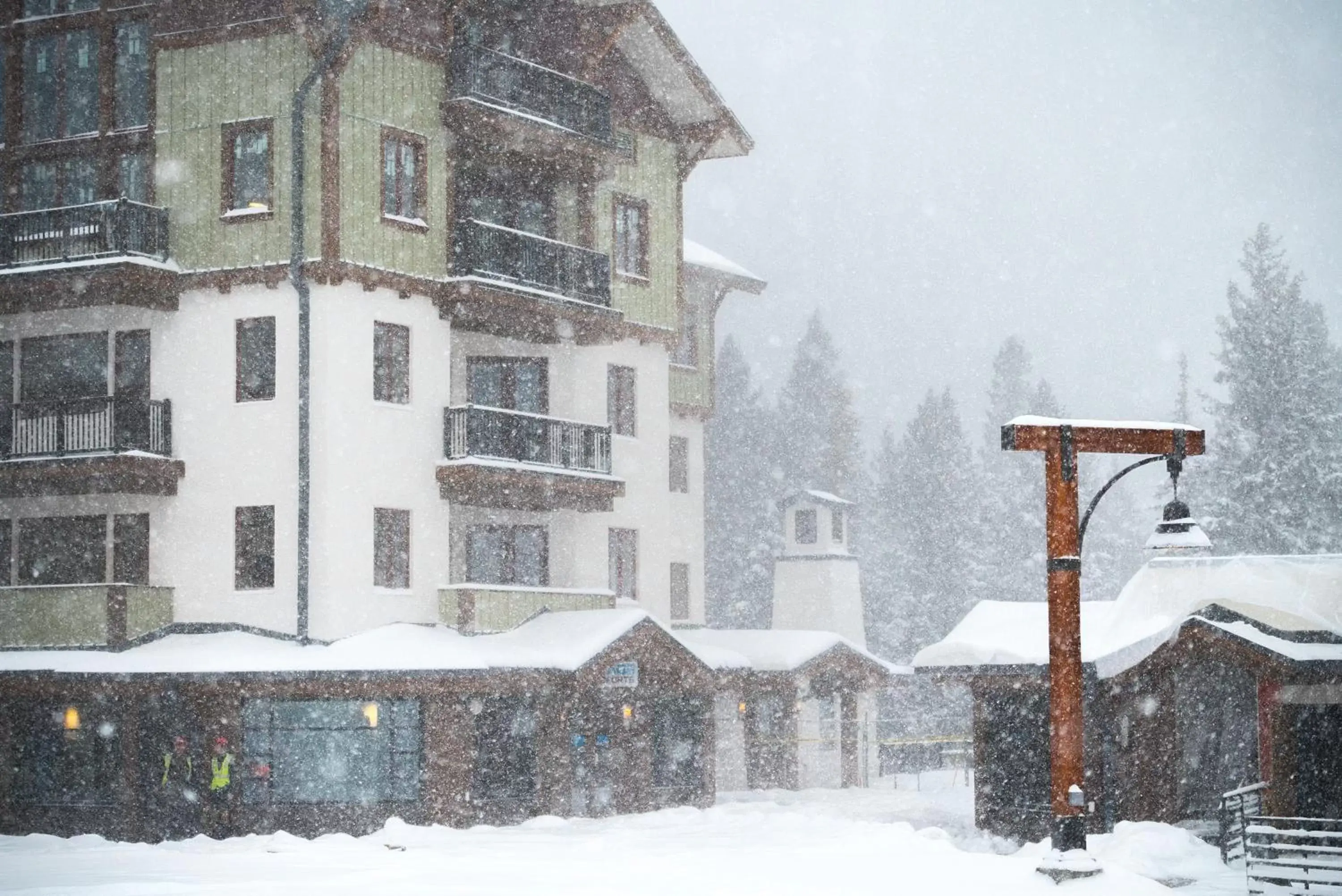 Property building, Winter in The Blake at Taos Ski Valley