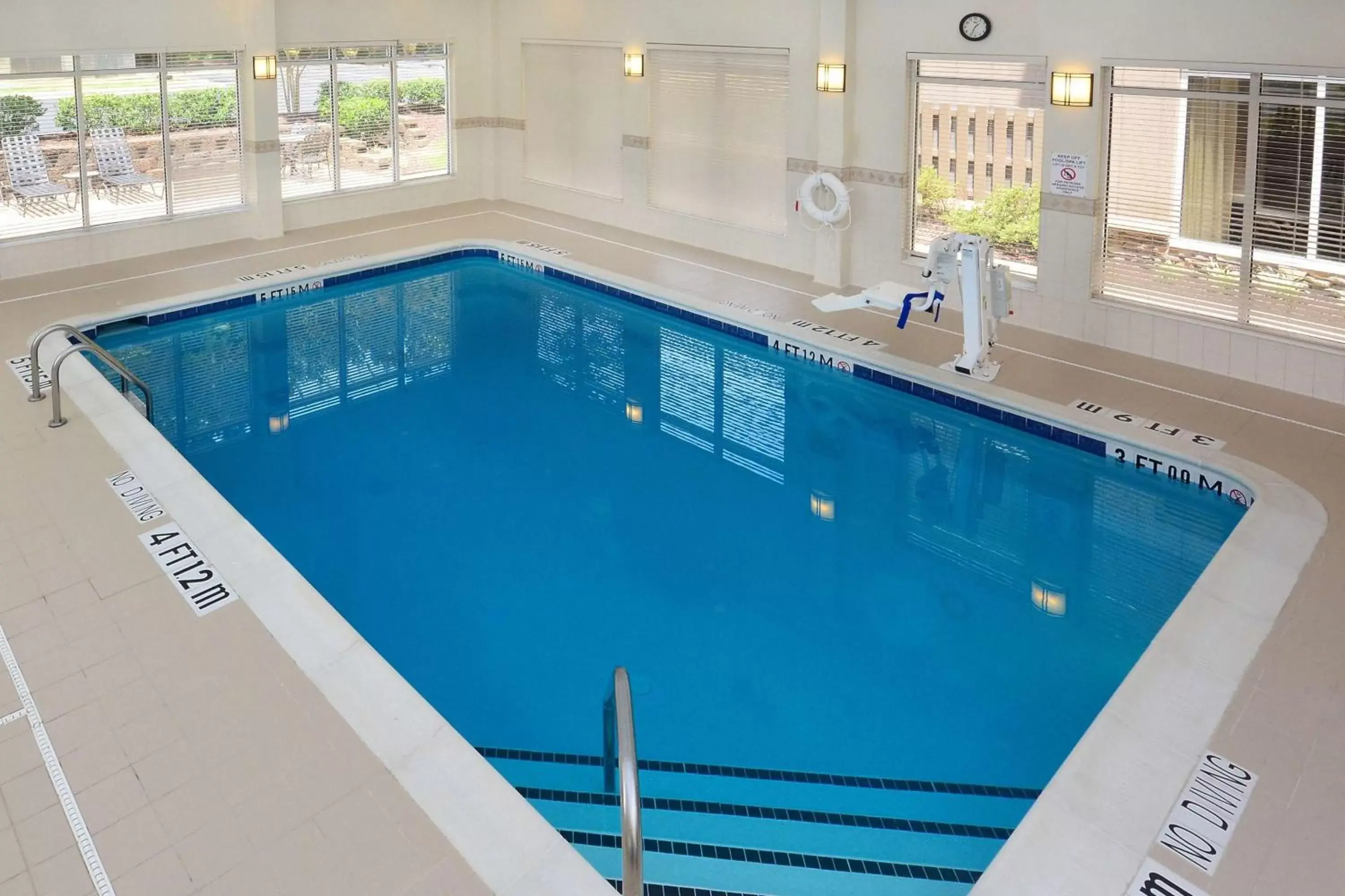 Swimming Pool in Hilton Garden Inn Raleigh Capital Blvd I-540