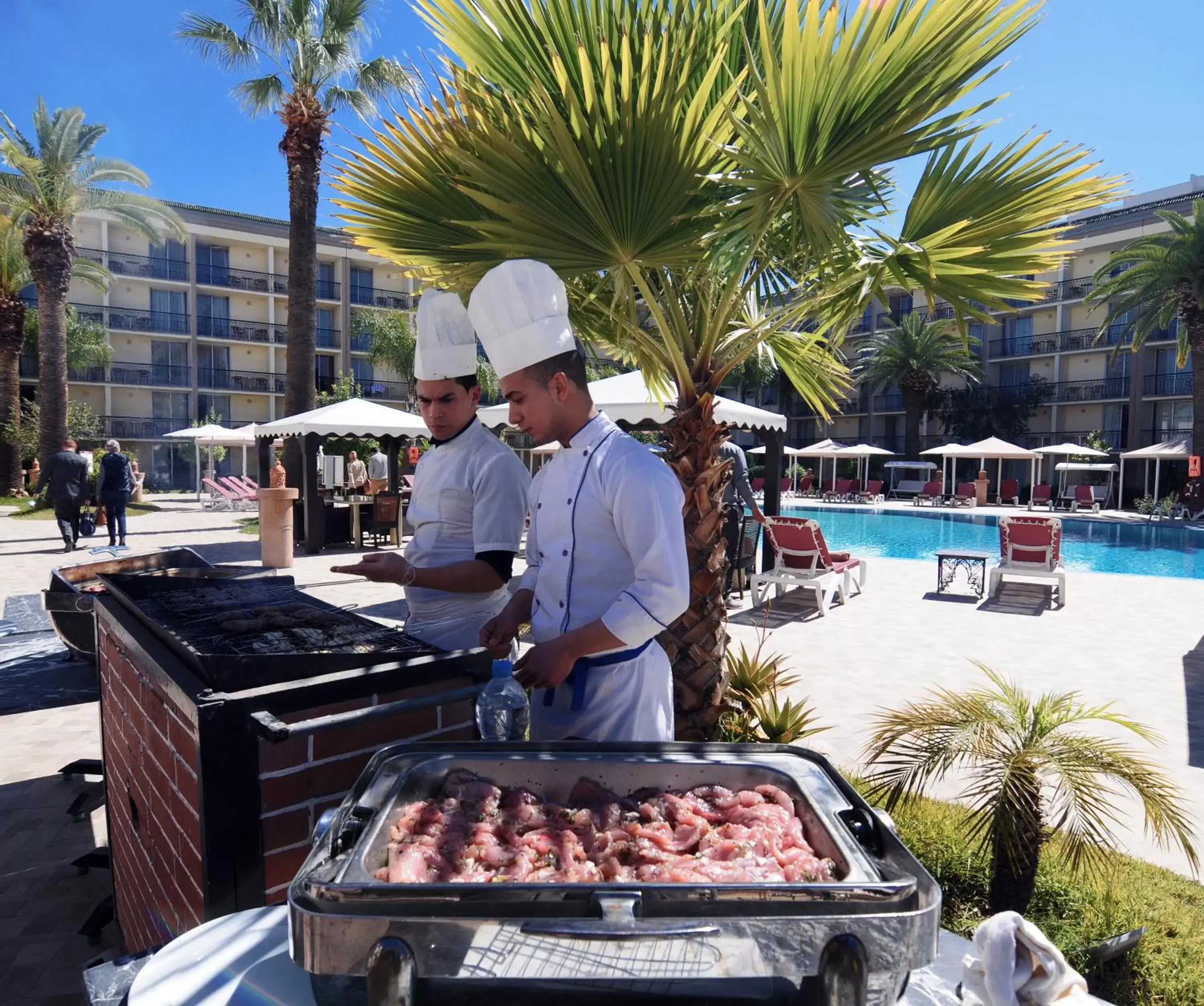 BBQ facilities in Royal Mirage Fes Hotel