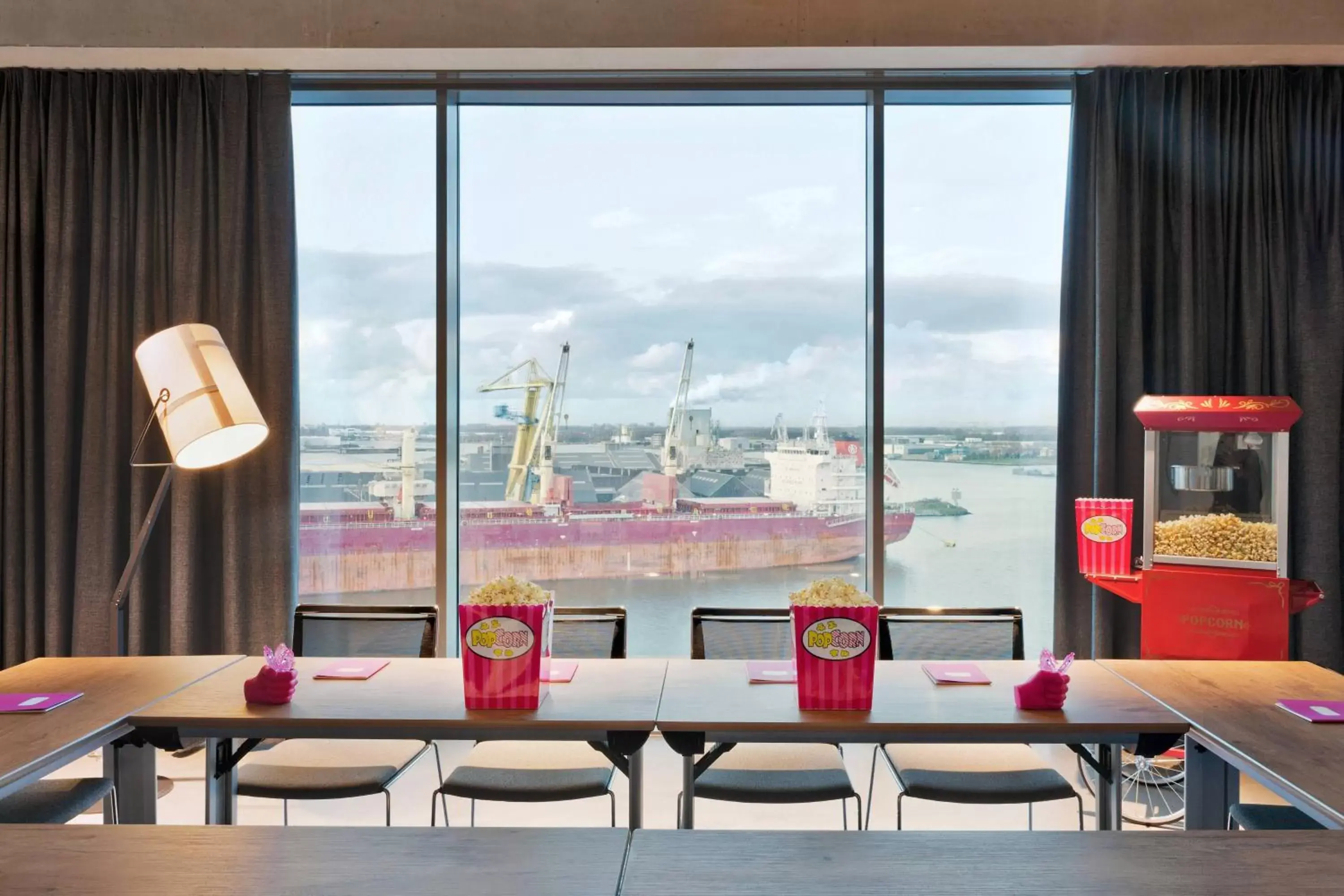 Meeting/conference room in Moxy Amsterdam Houthavens