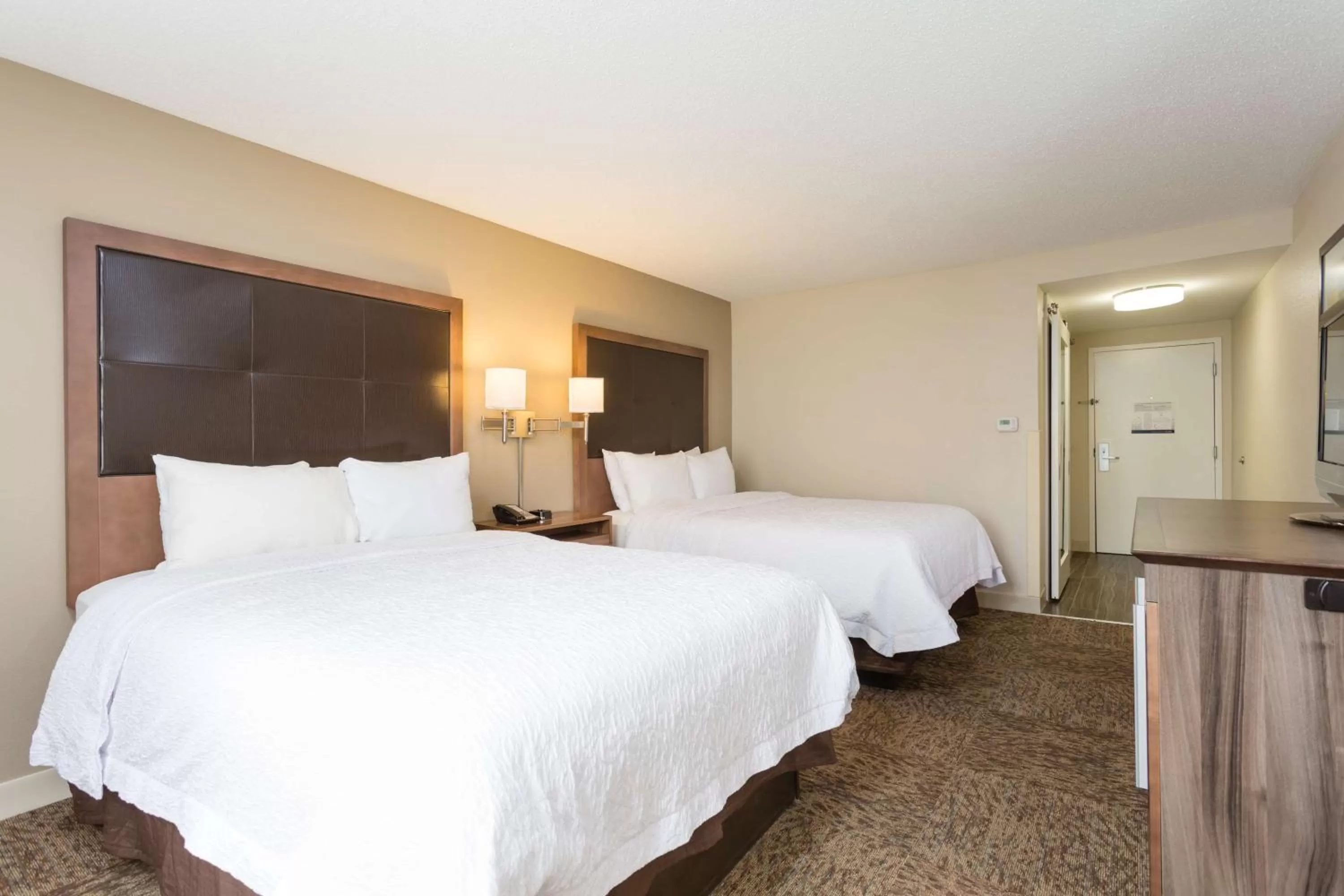 Bed in Hampton Inn Havelock