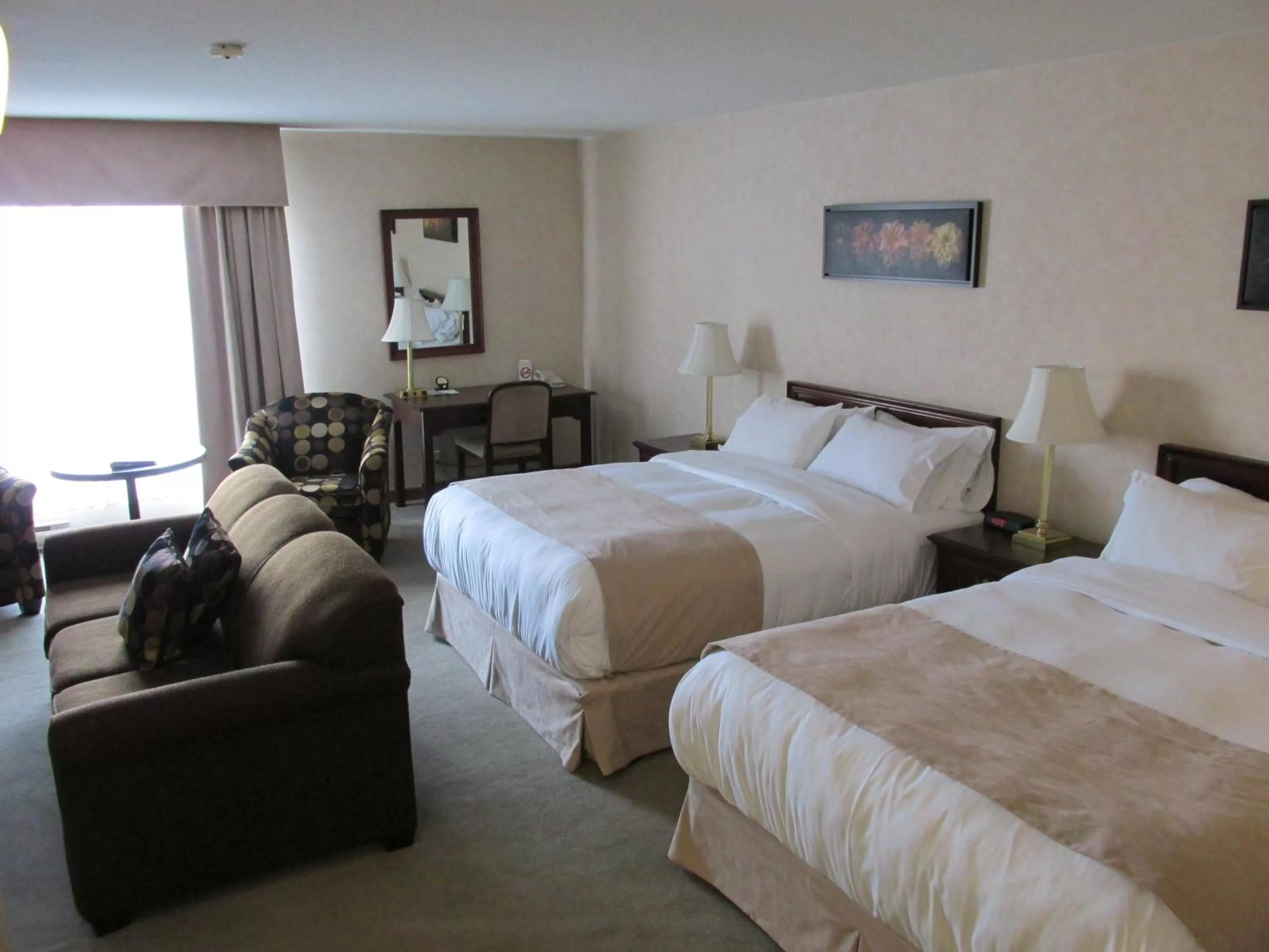 Bed in The Fredericton Inn