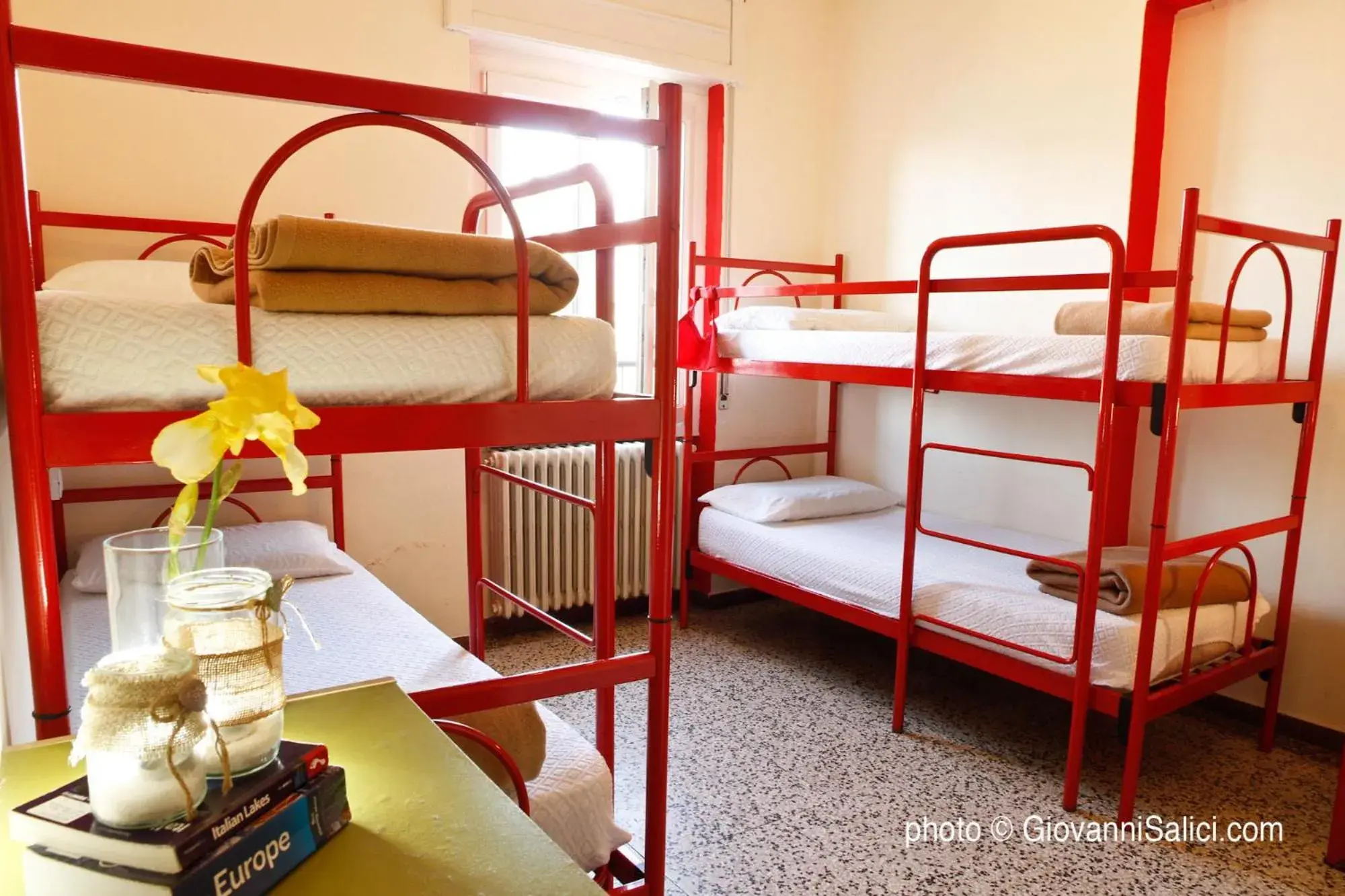 Bed in Lake Como Hostel Bed in Lake Como Hostel