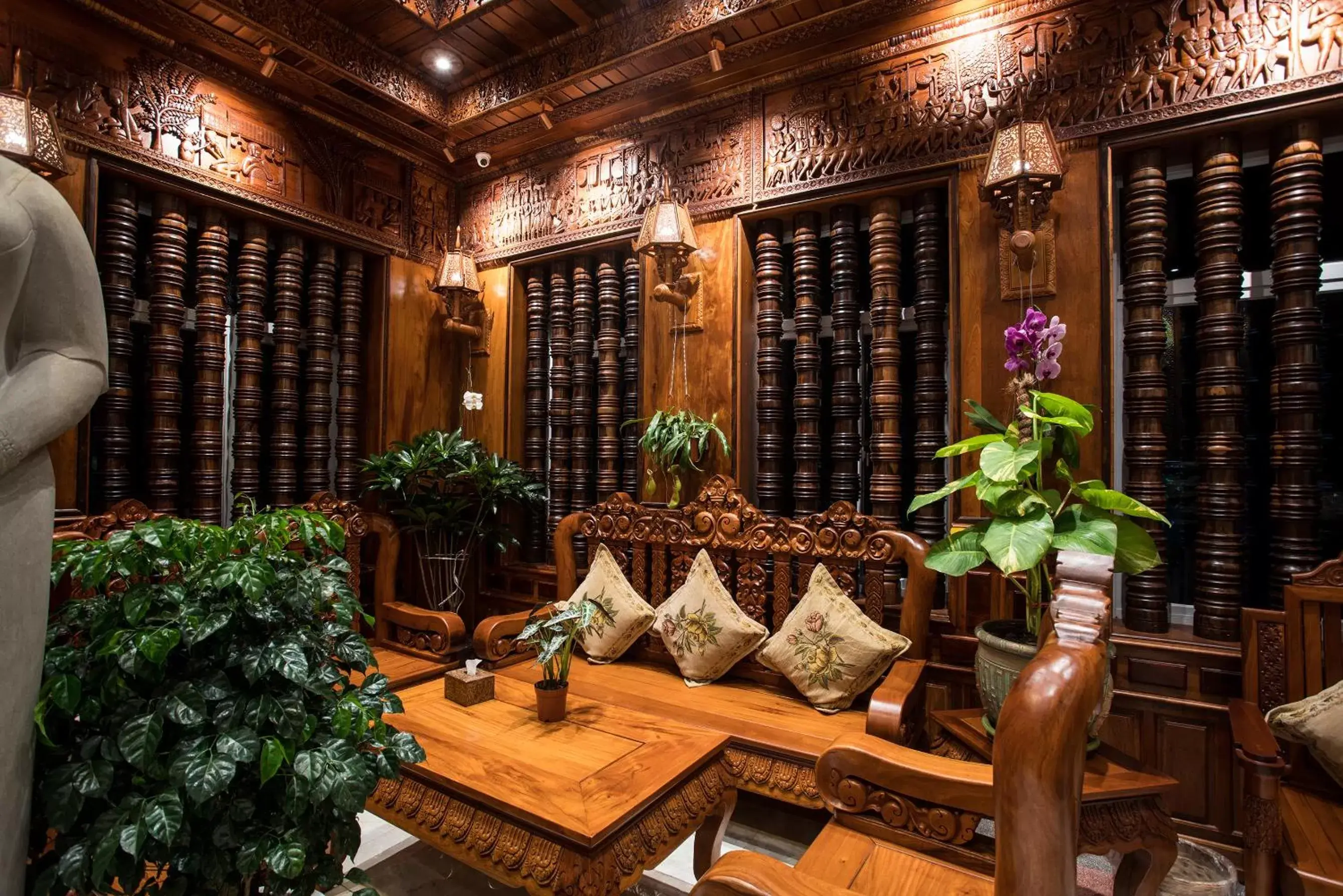 Lobby or reception, Seating Area in Okay Palace Hotel