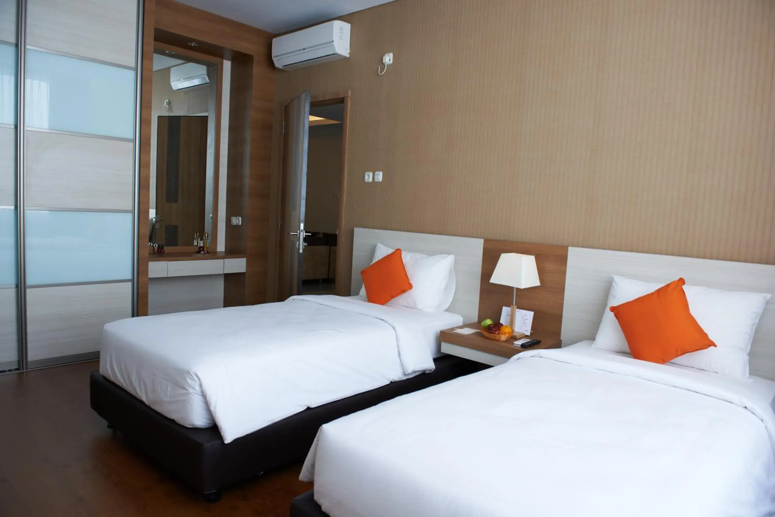 Bed in Winstar Hotel Pekanbaru