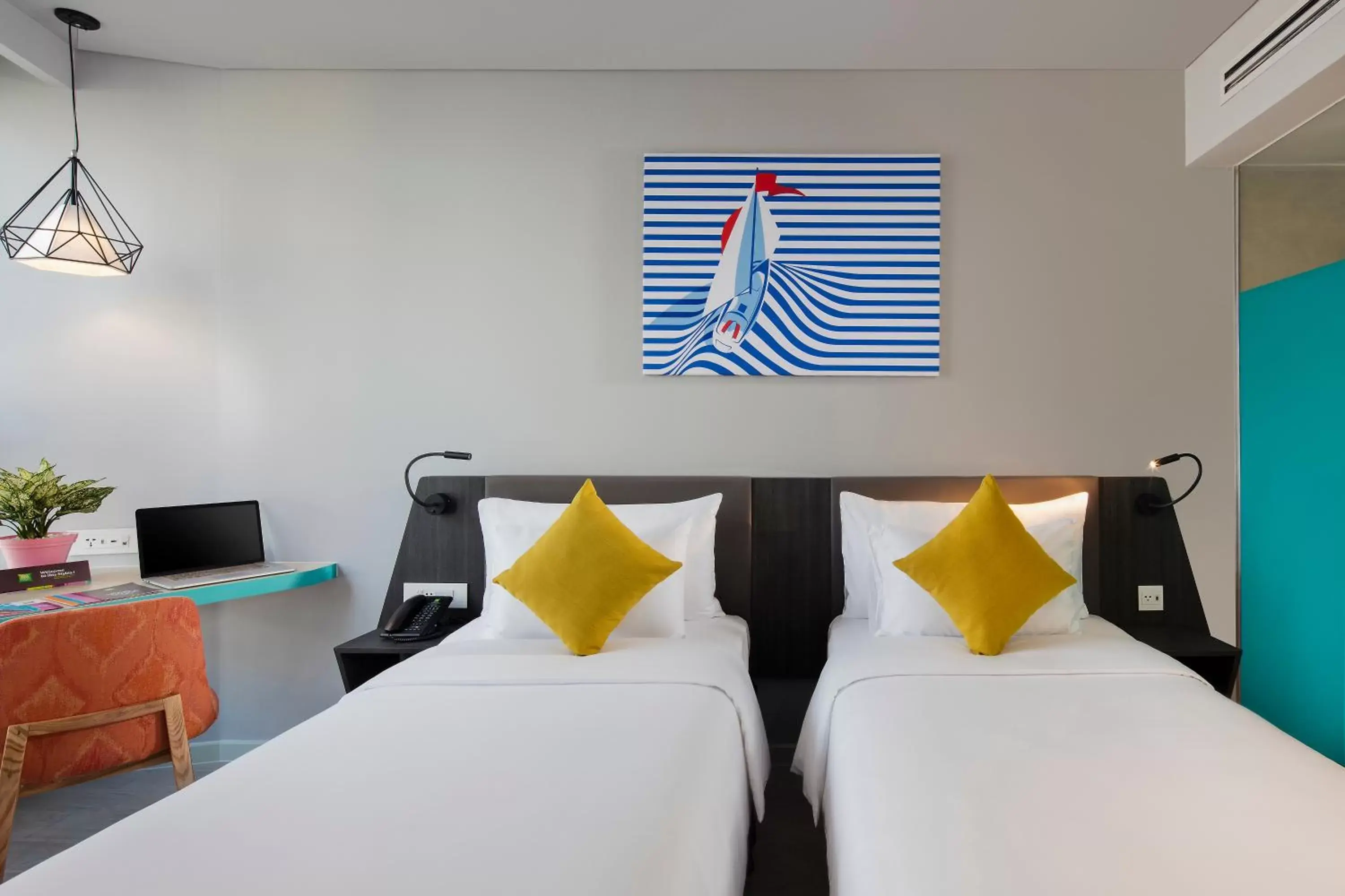 Bedroom, Bed in ibis Styles Nha Trang