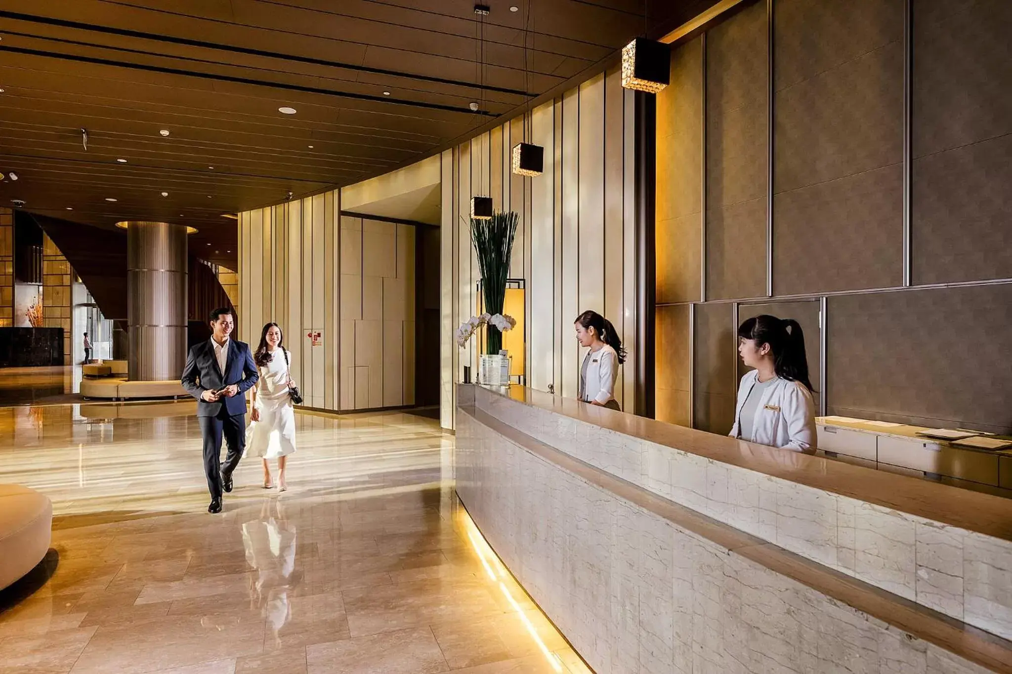 Lobby or reception in Hotel Nikko Saigon