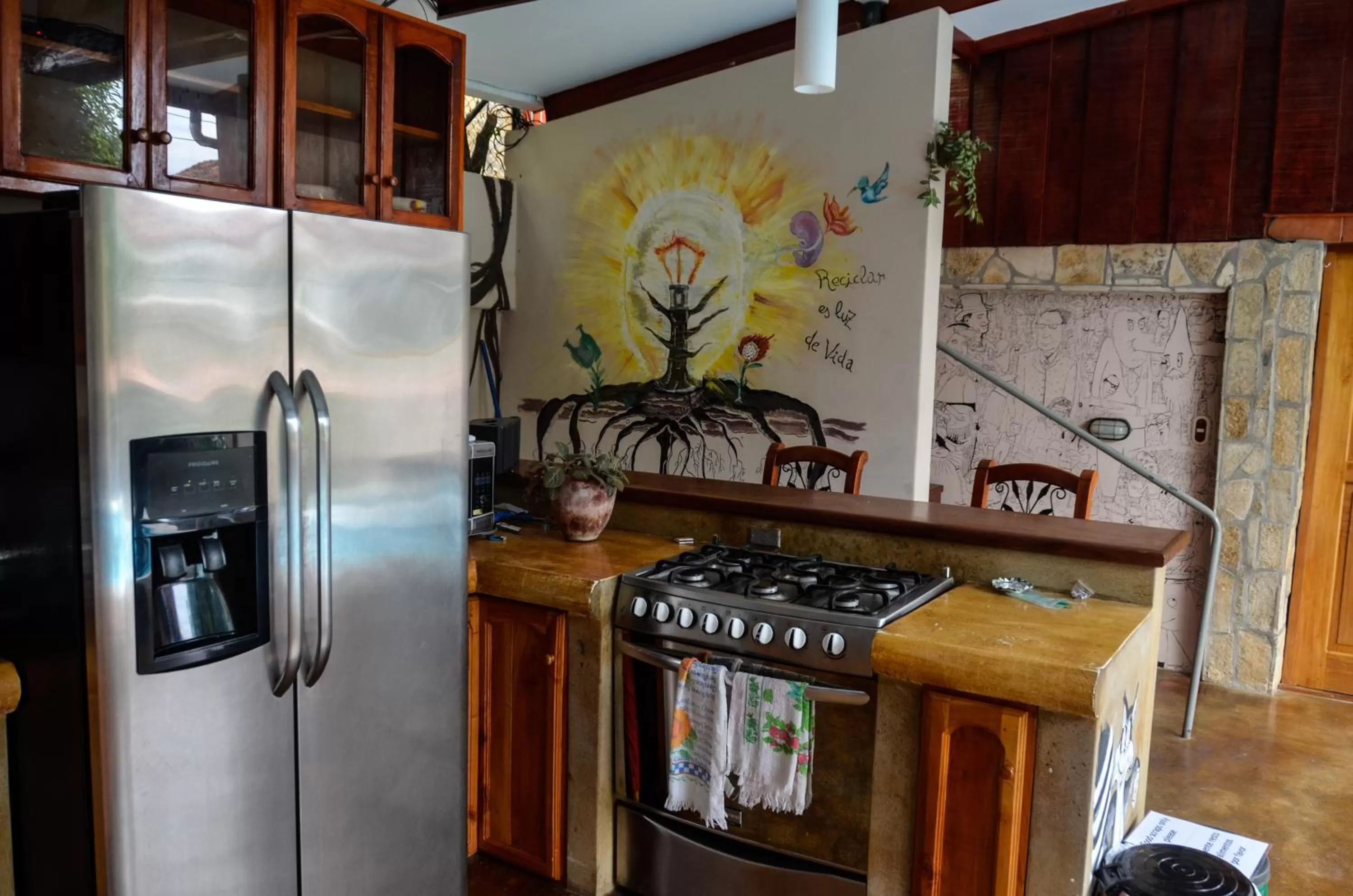 Kitchen or kitchenette in Nuestra Casa