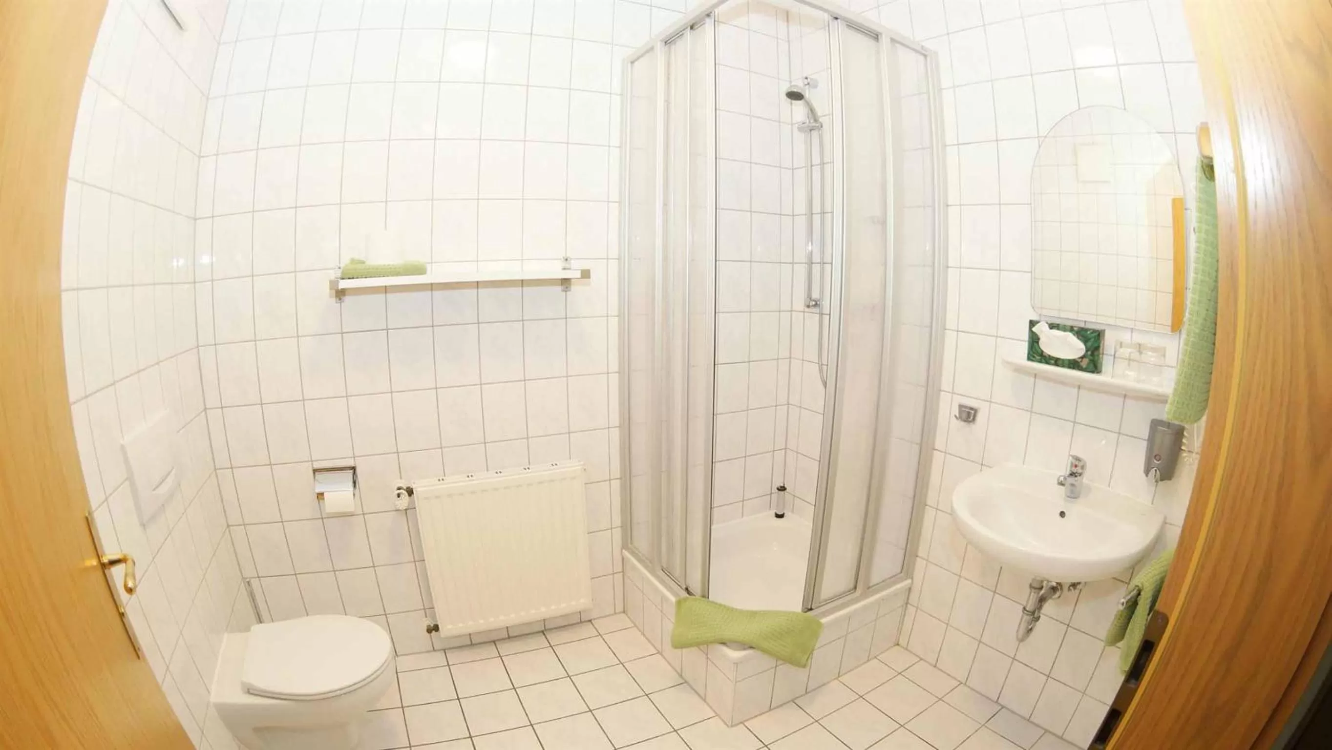 Bathroom in Hotel und Restaurant Rittergut Kreipitzsch