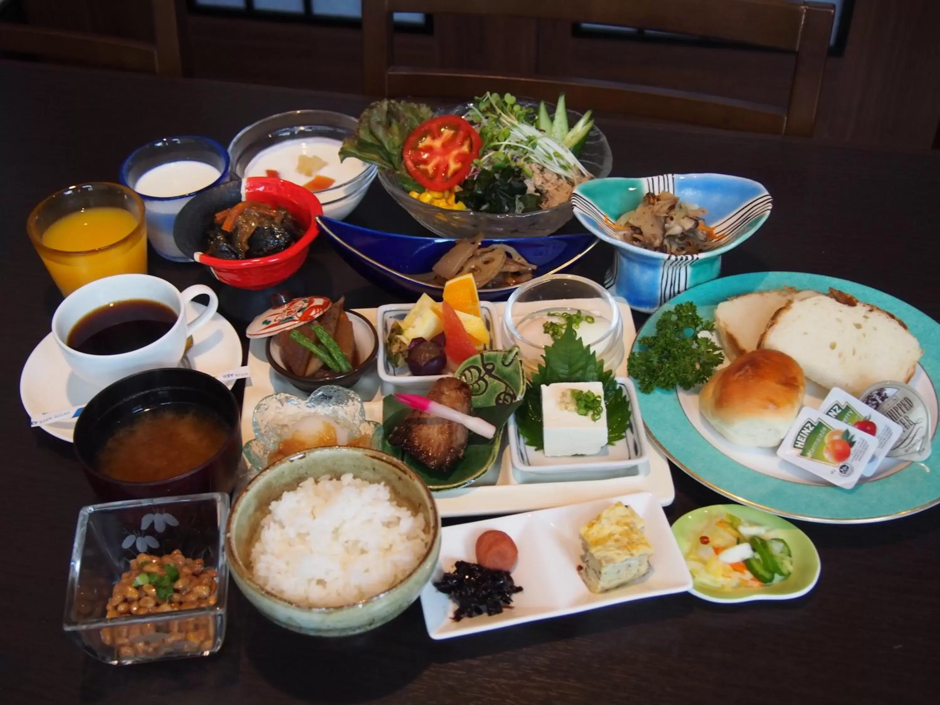 Buffet breakfast in Hotel Sunroute Fukushima