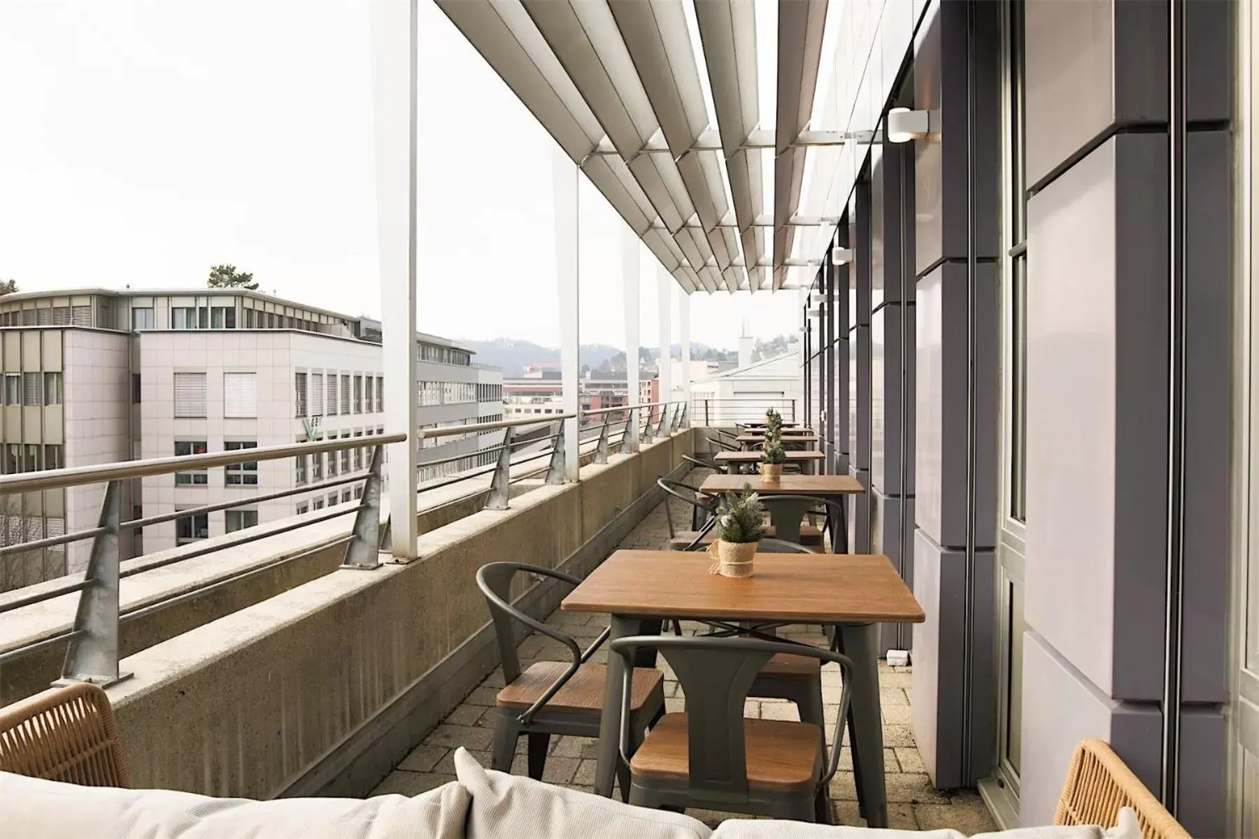 Balcony/Terrace in Hotel Work Life Residence am Bahnhof