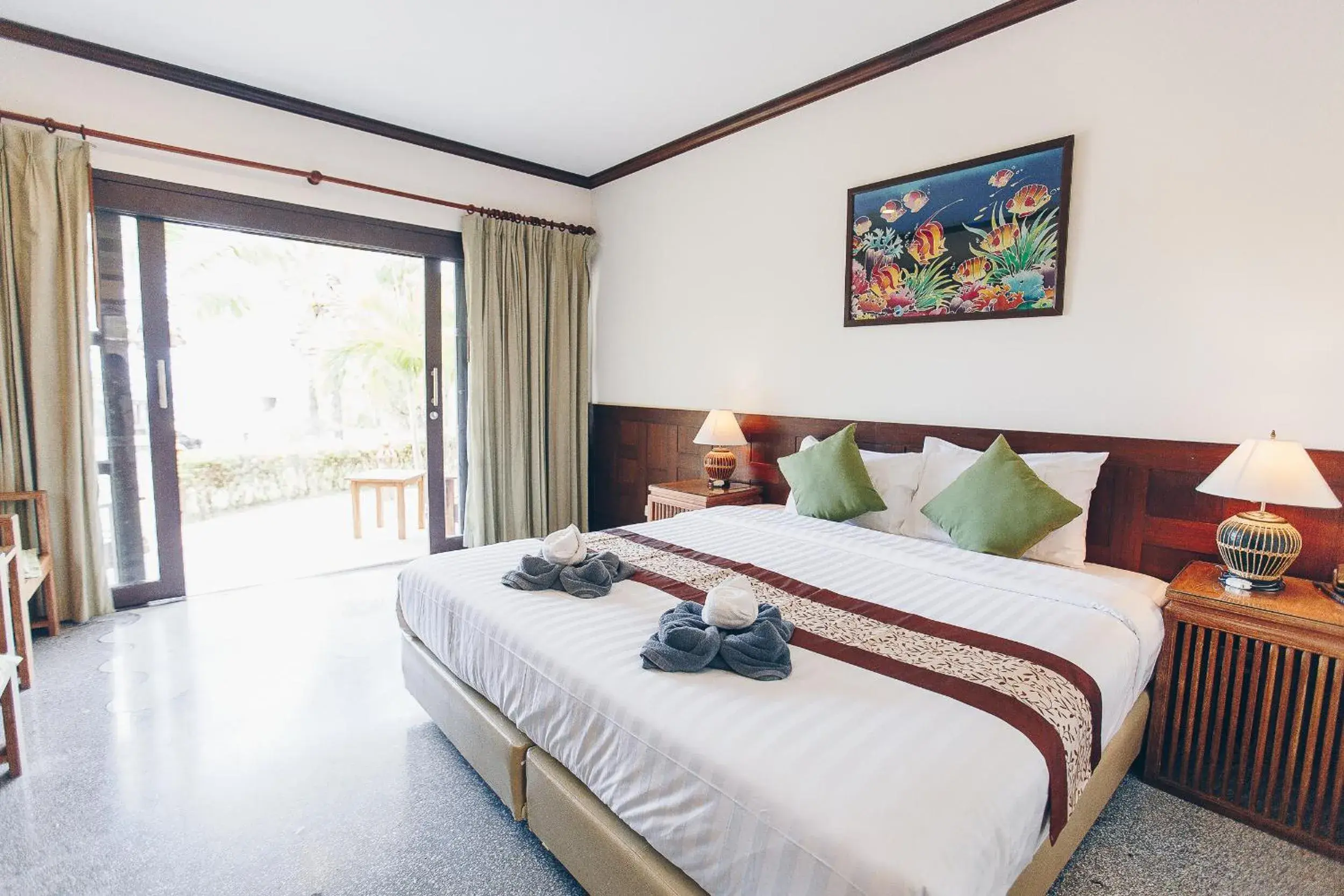 Bed in Krabi Sands Resort